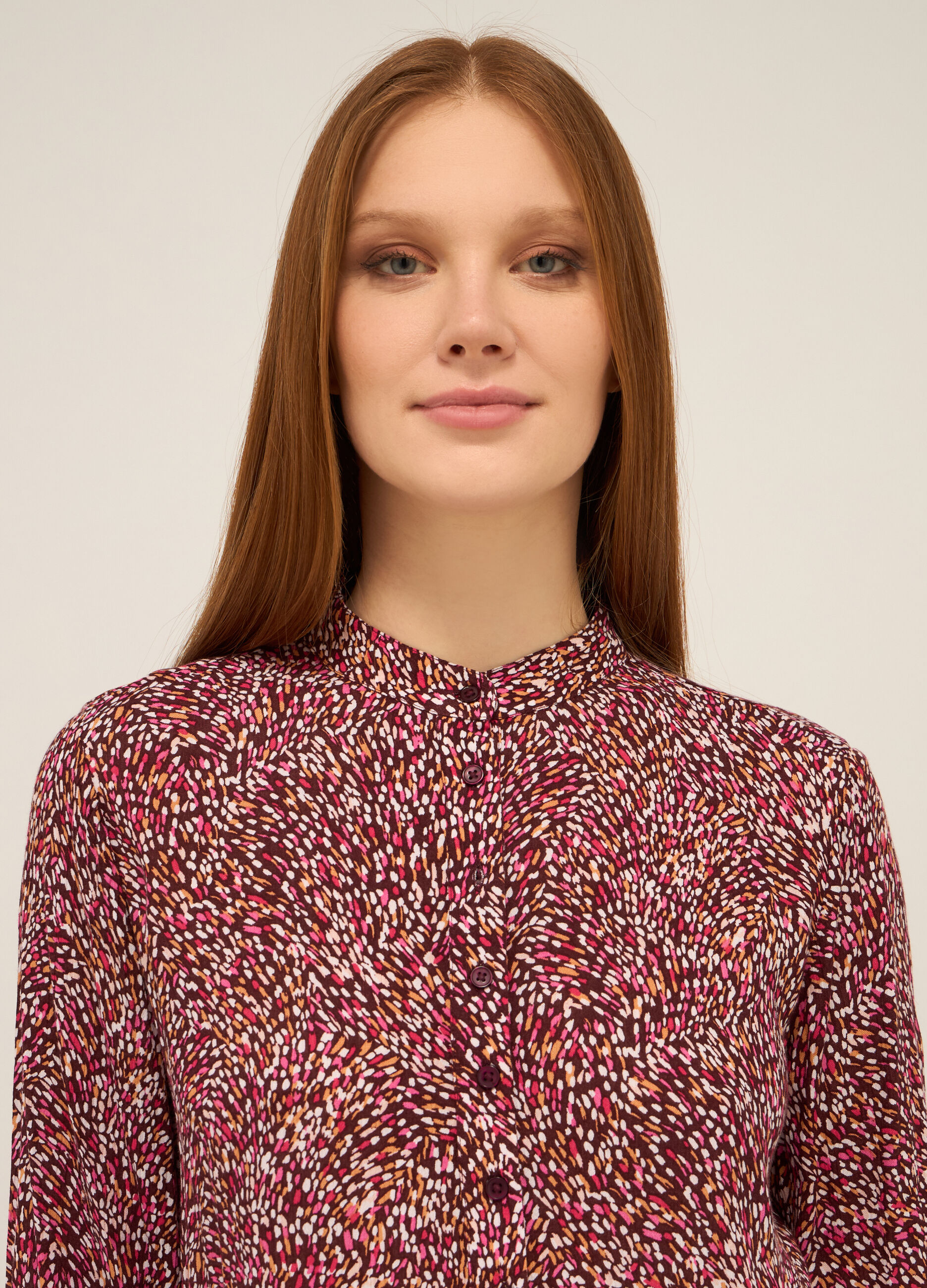 Blusa crepe in pura viscosa donna_2