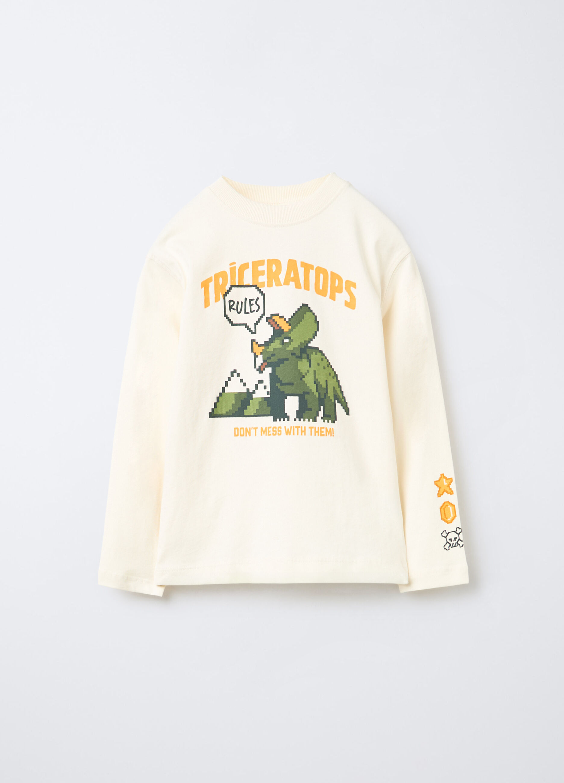 T-shirt in jersey di puro cotone bambino_0
