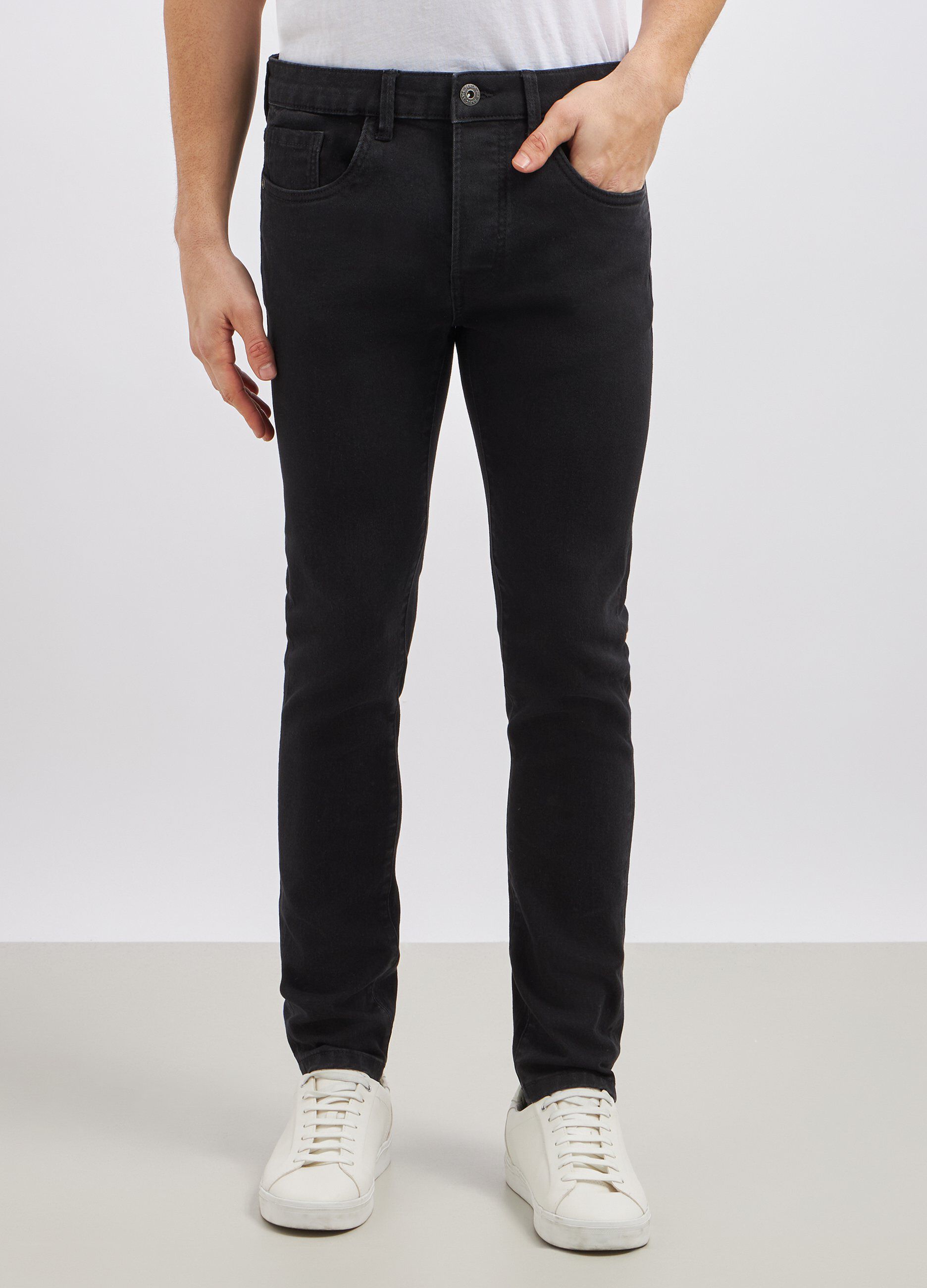 Jeans in misto cotone uomo_1