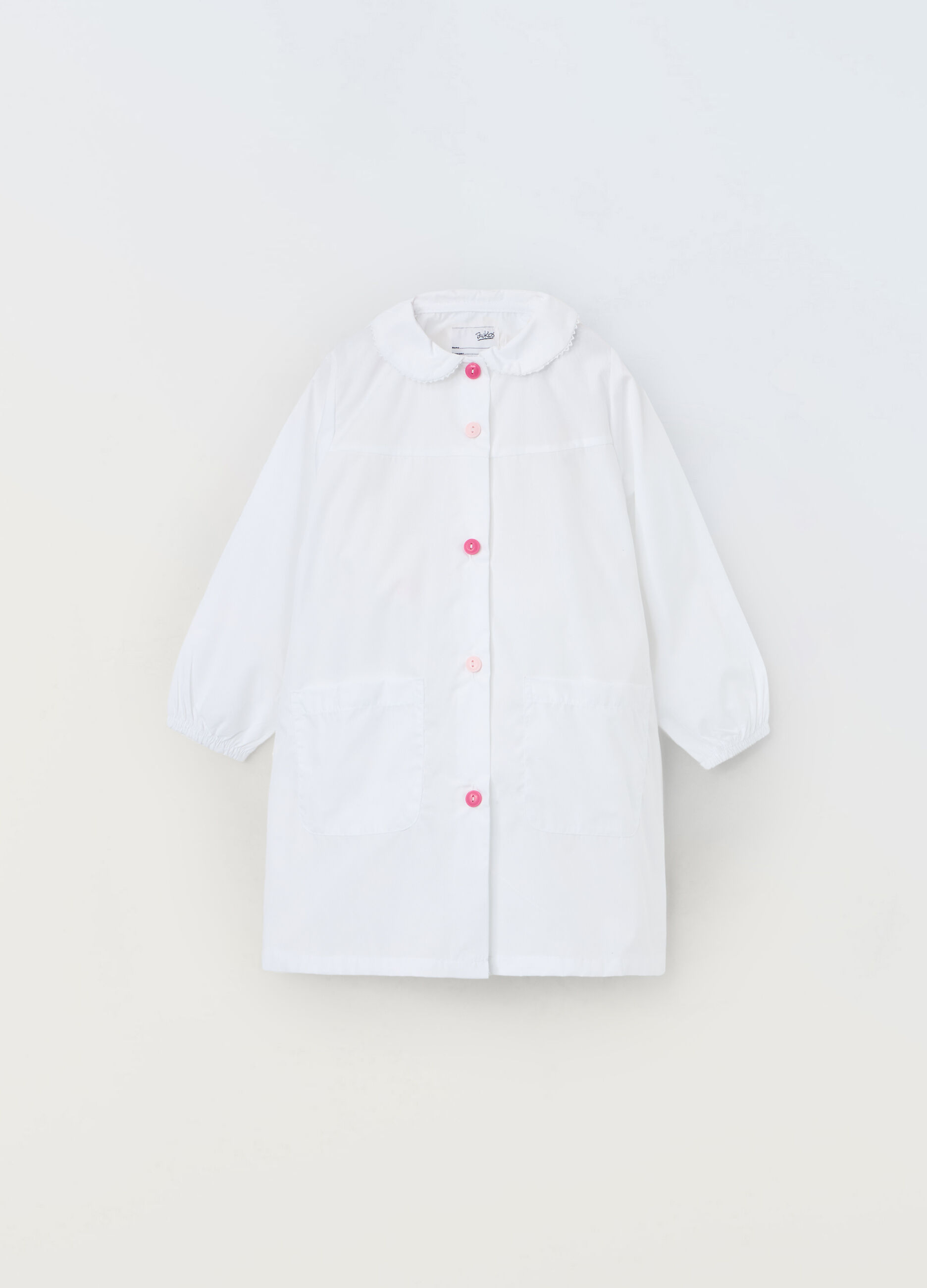 Grembiule con colletto lavorato bambina_0