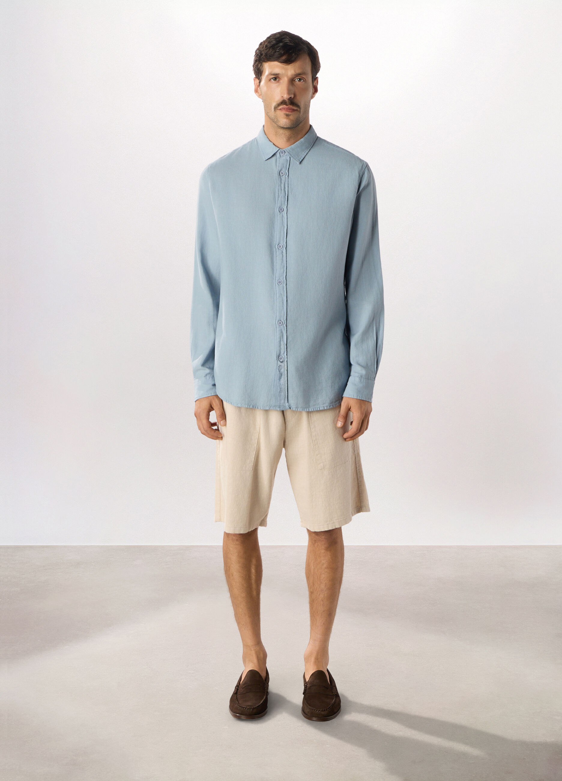 Bermuda in puro cotone uomo_0