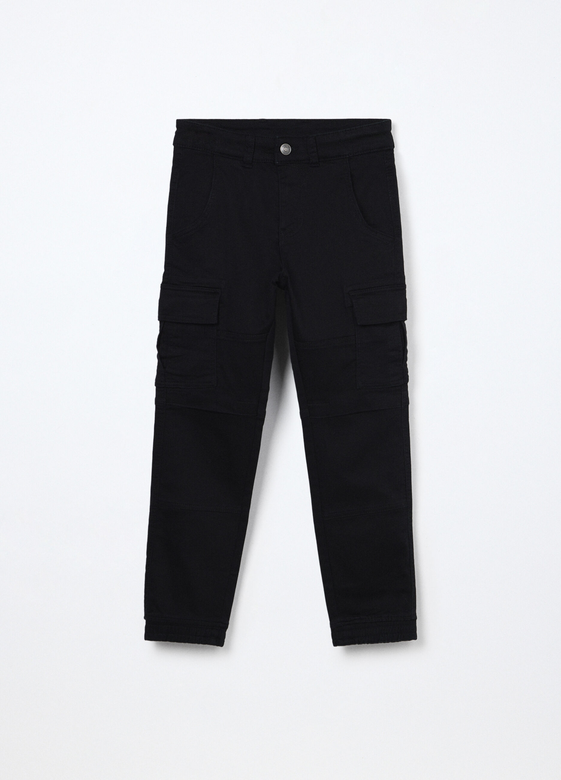 Pantaloni in french terry misto cotone ragazzo_0