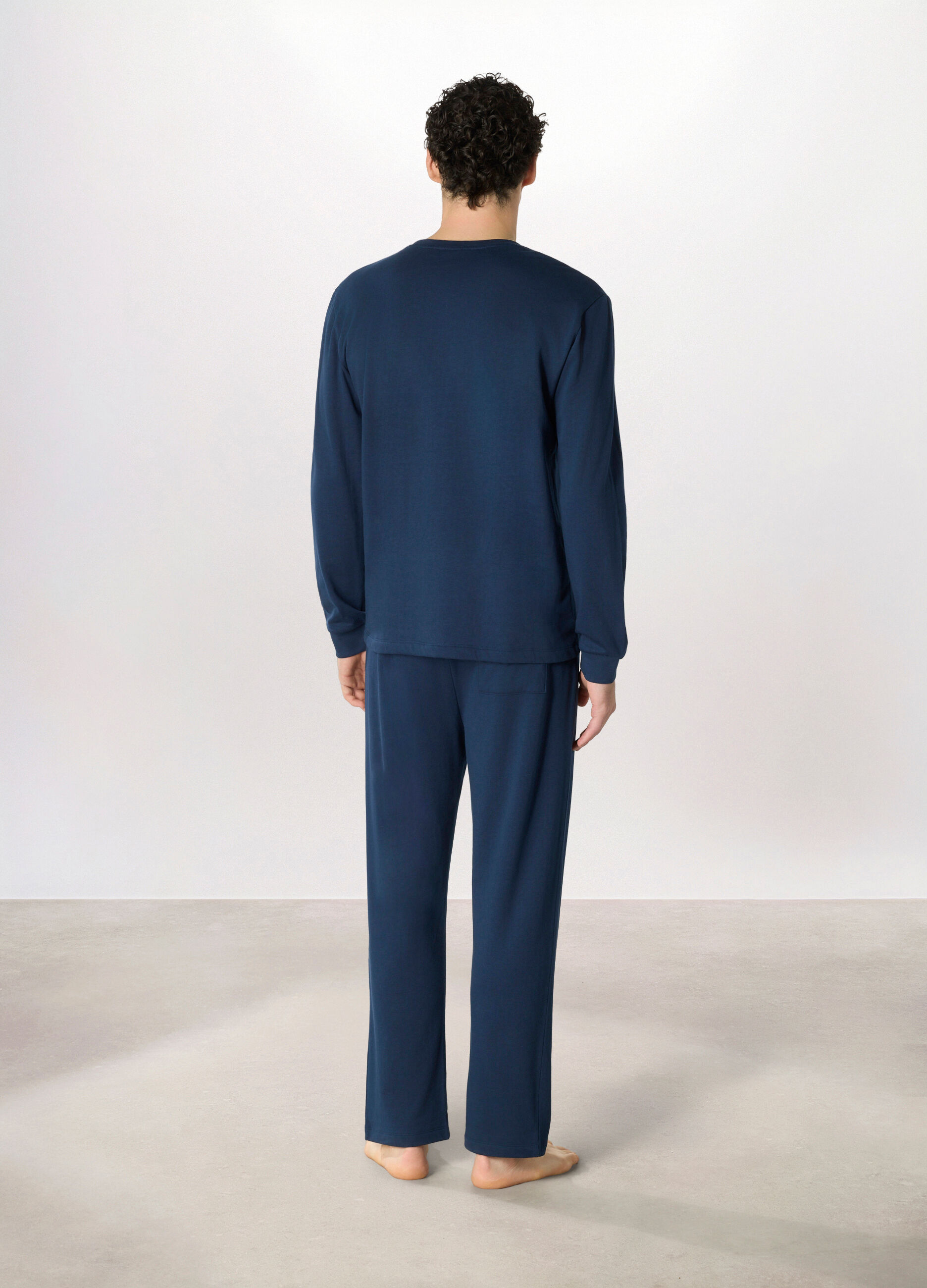 Pigiama lungo in felpa di cotone Grinch uomo