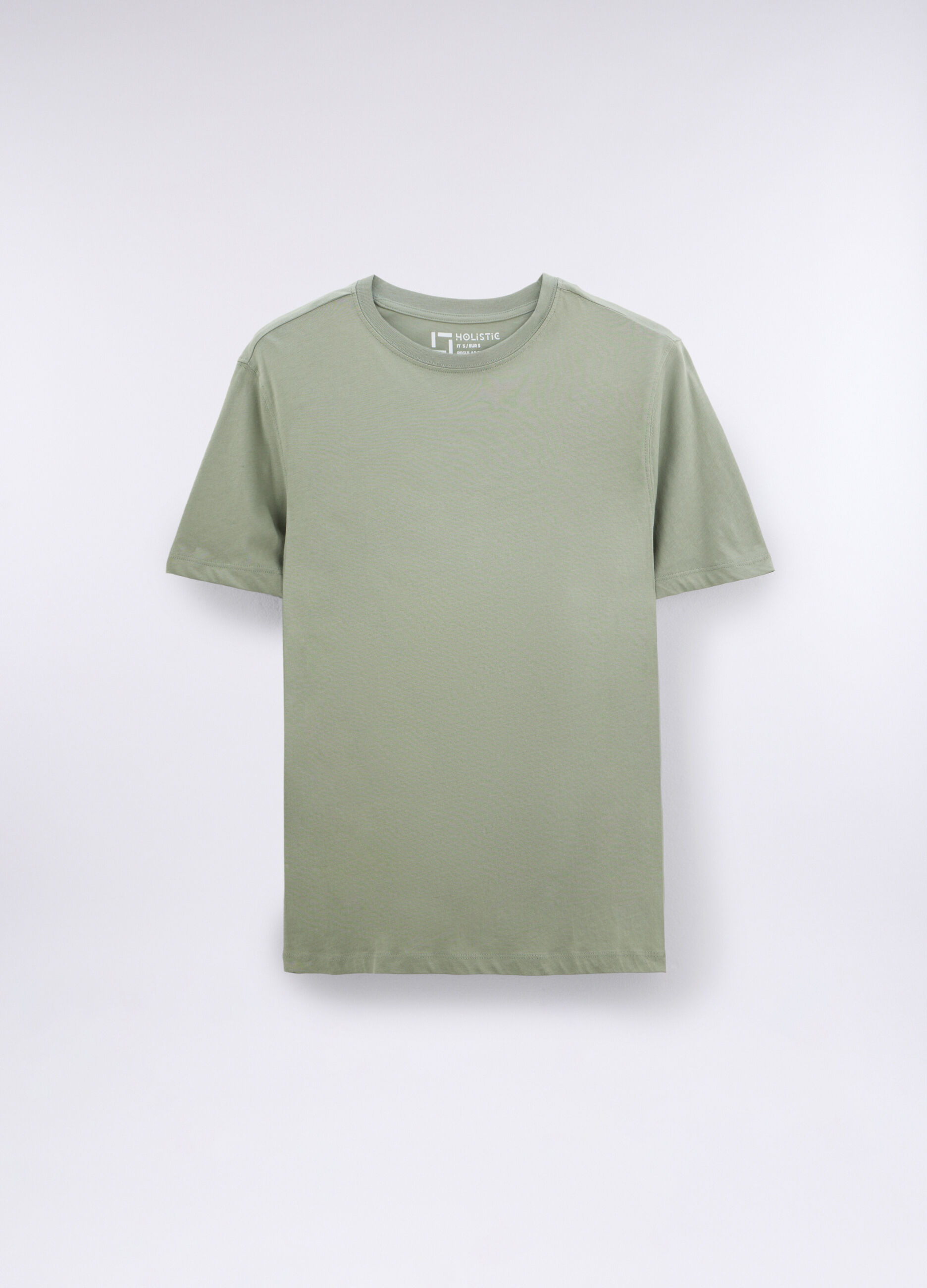 T-shirt girocollo in jersey di cotone uomo_0