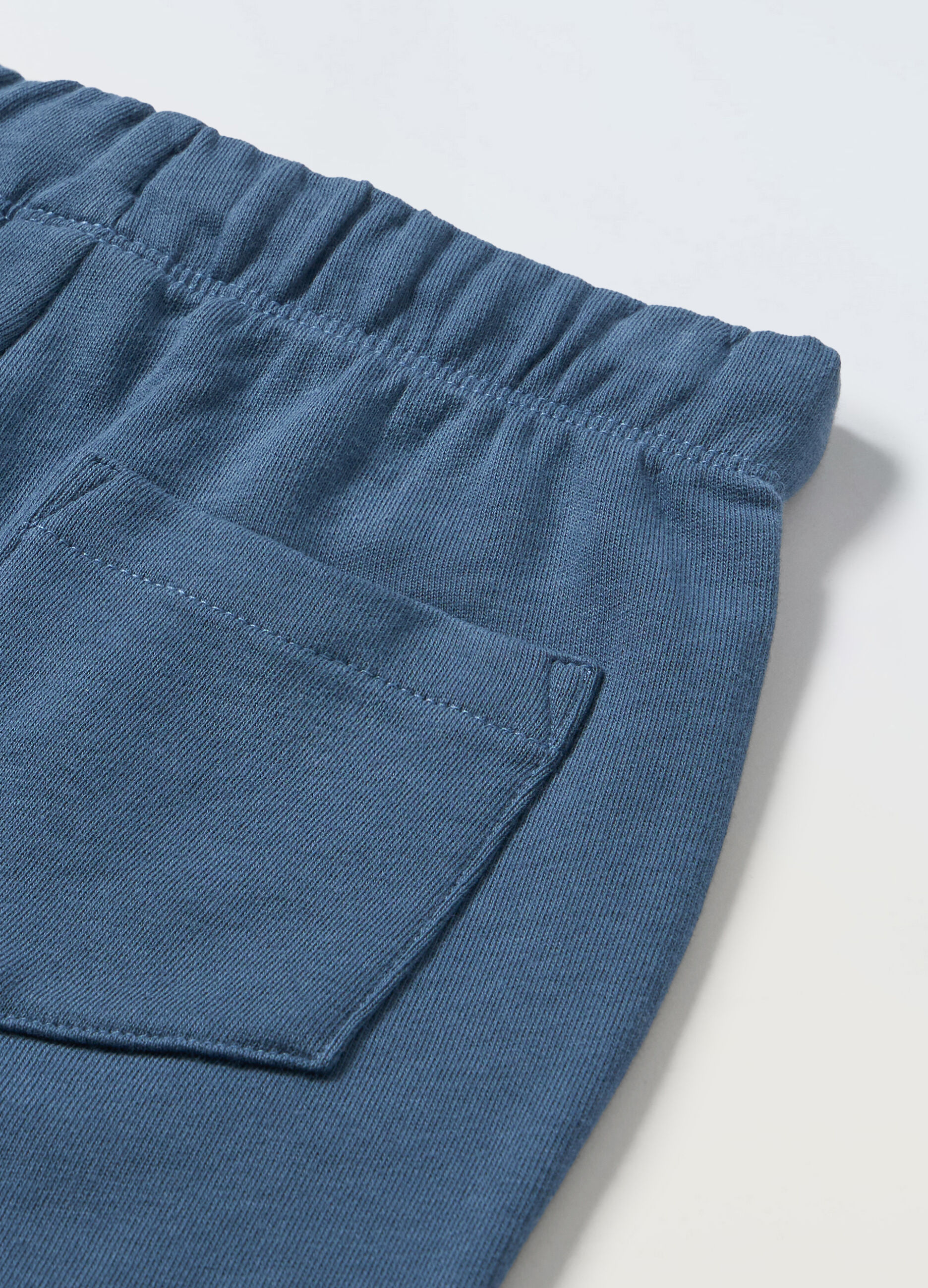 Joggers in french terry di puro cotone bambino_1