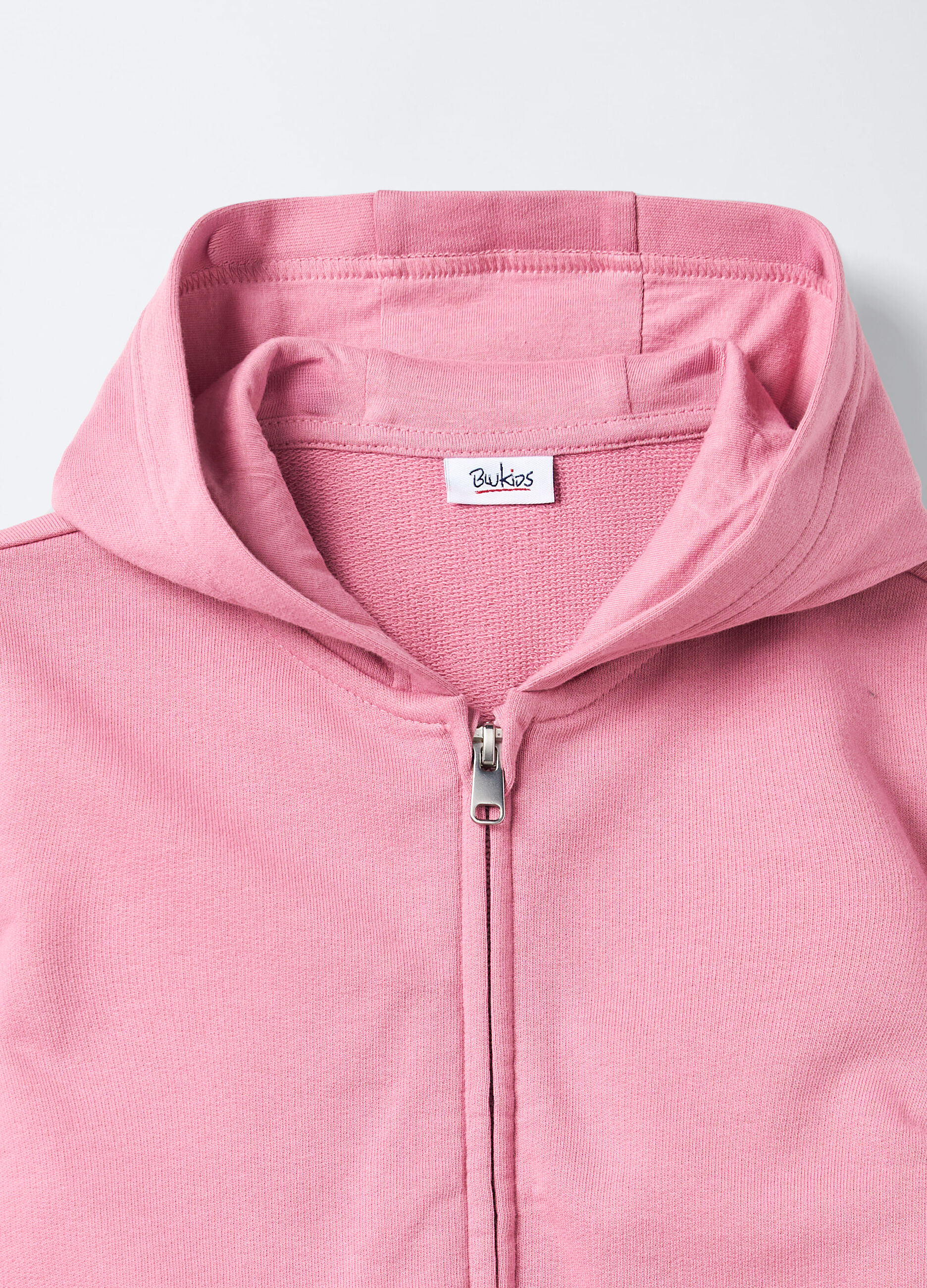 Felpa full zip con cappuccio bambina_2