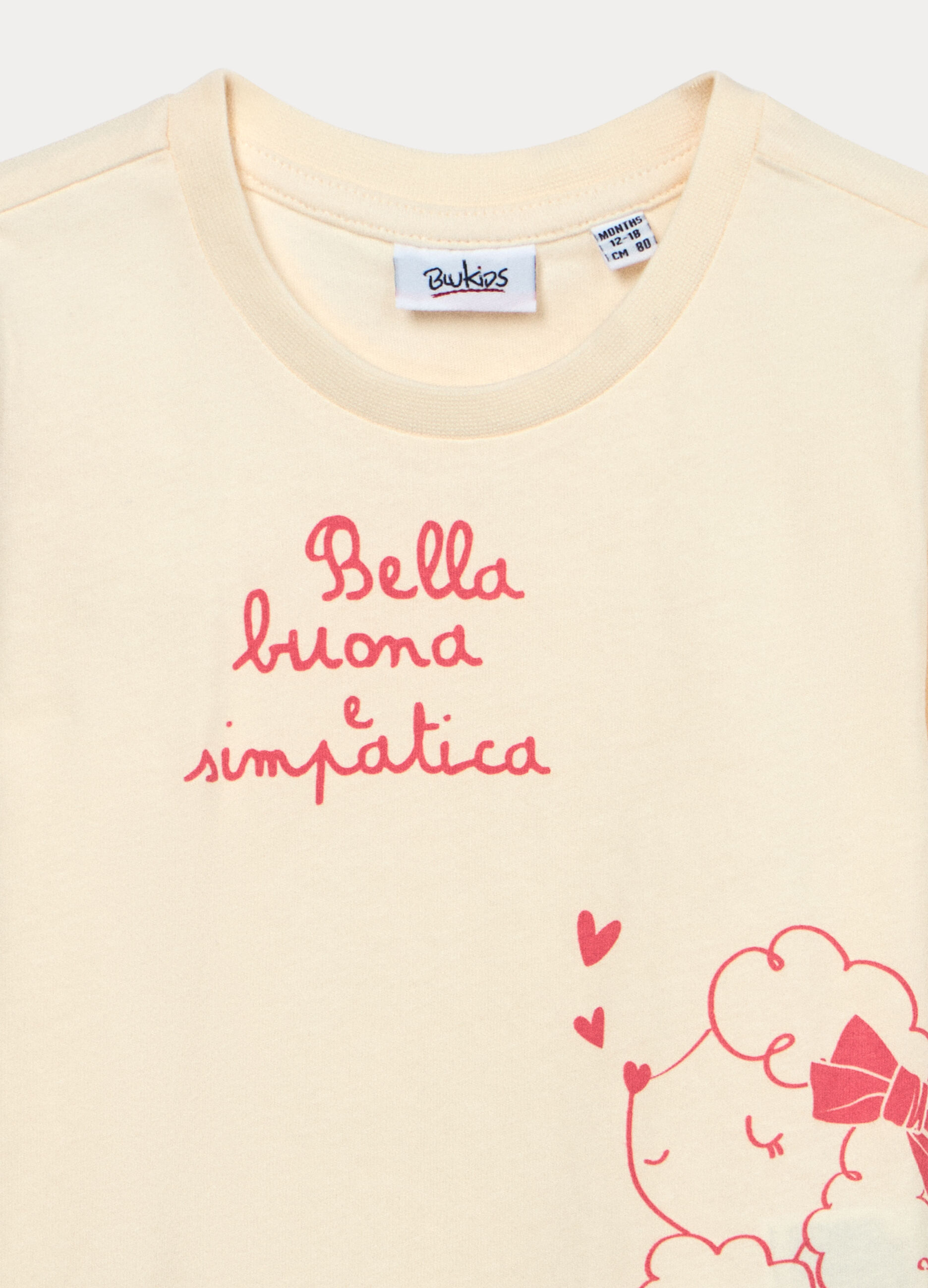 T-shirt in jersey di puro cotone bimba_2