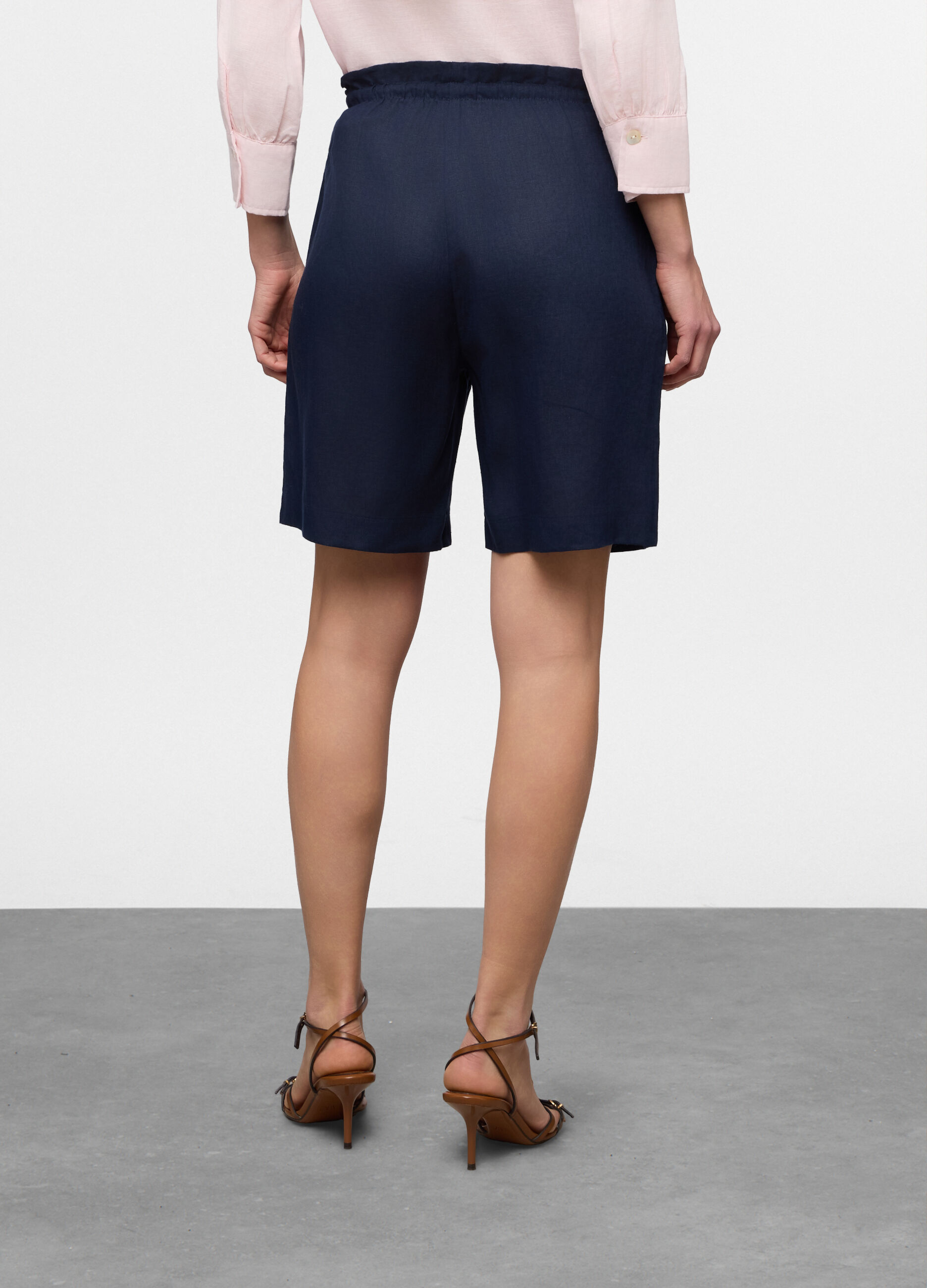 Bermuda in puro lino donna_1