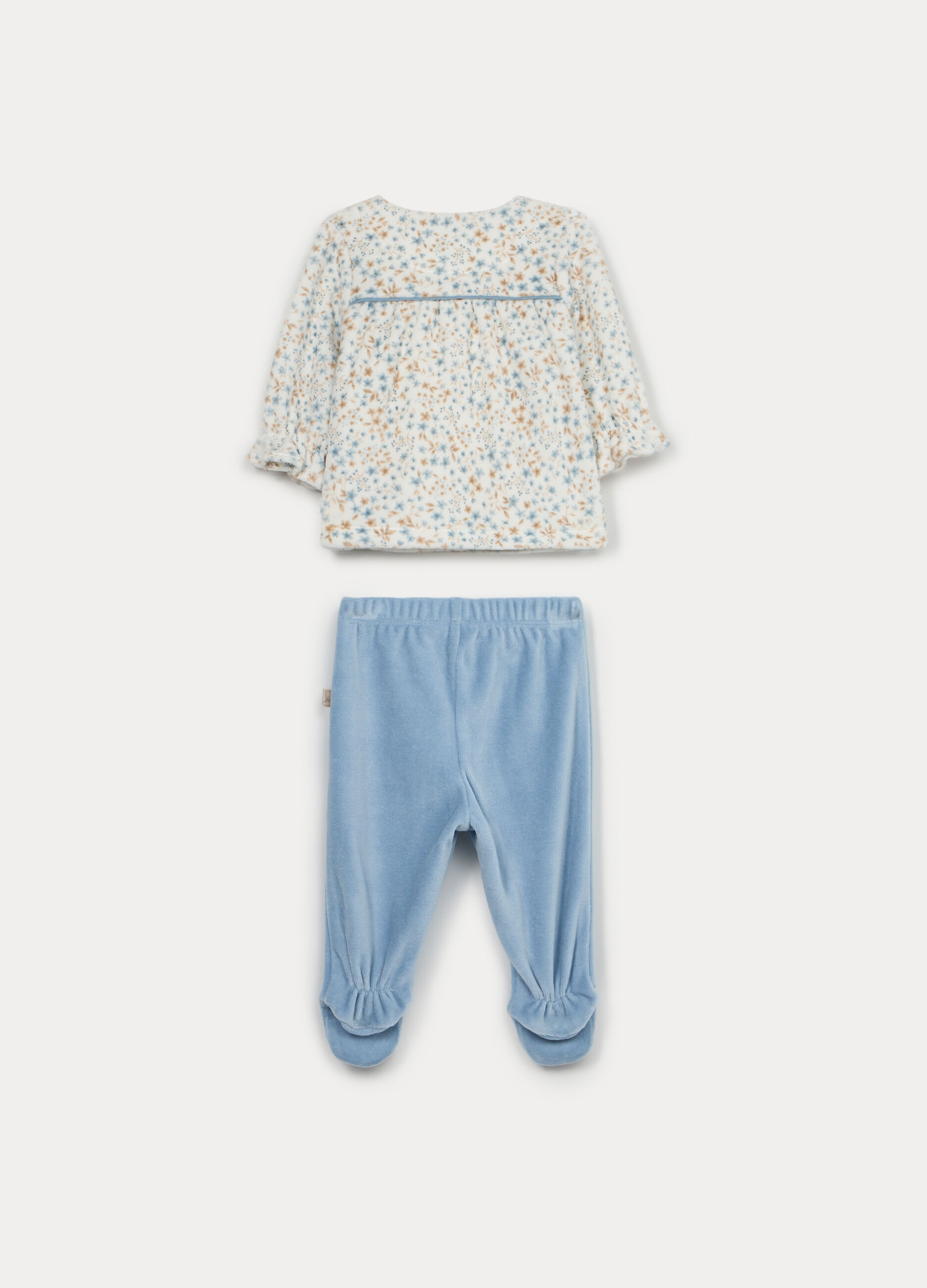 Set velour misto cotone neonata_1
