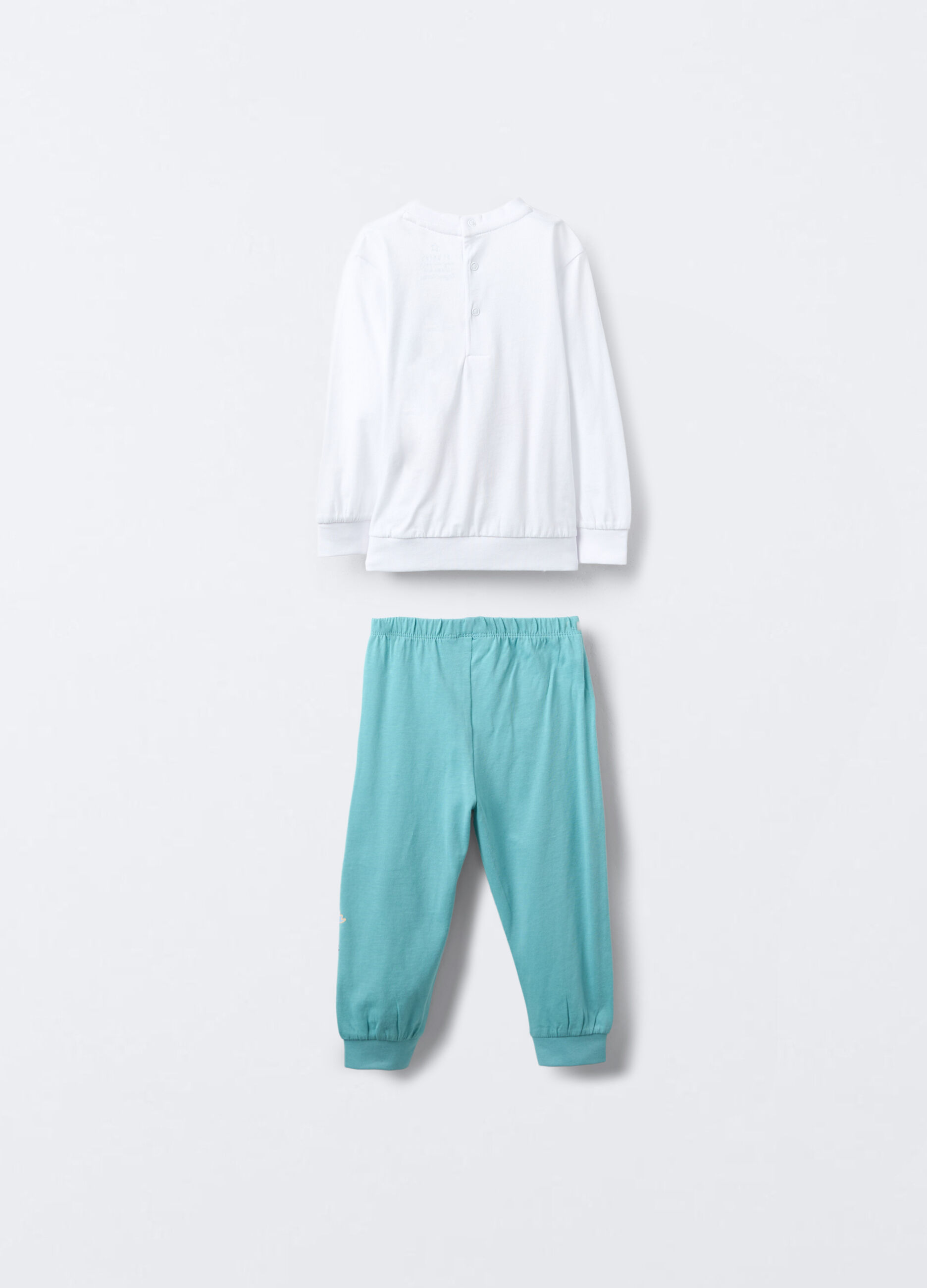 Set pigiama lungo in jersey di puro cotone_1