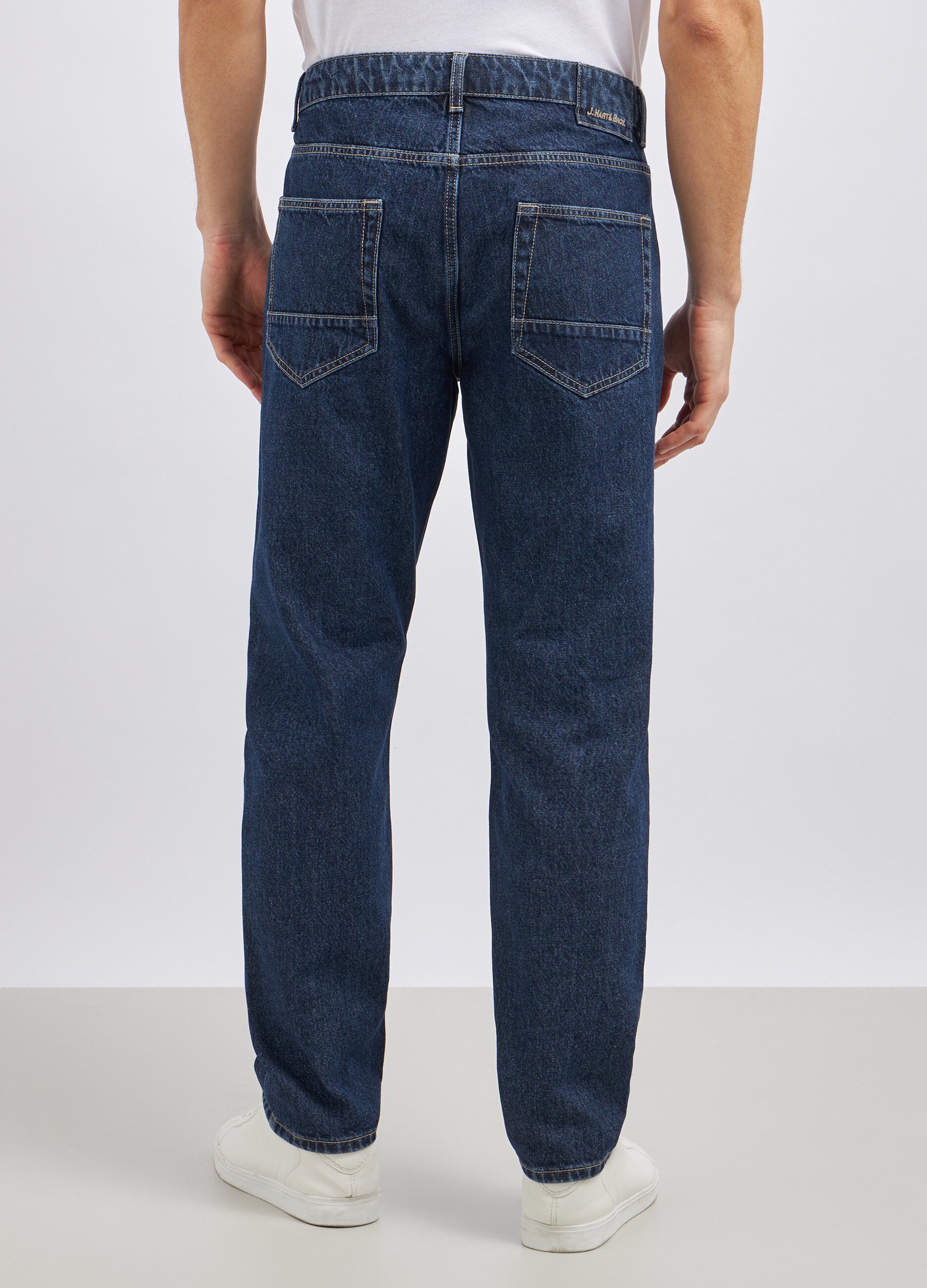 Jeans regular fit in puro cotone uomo_2