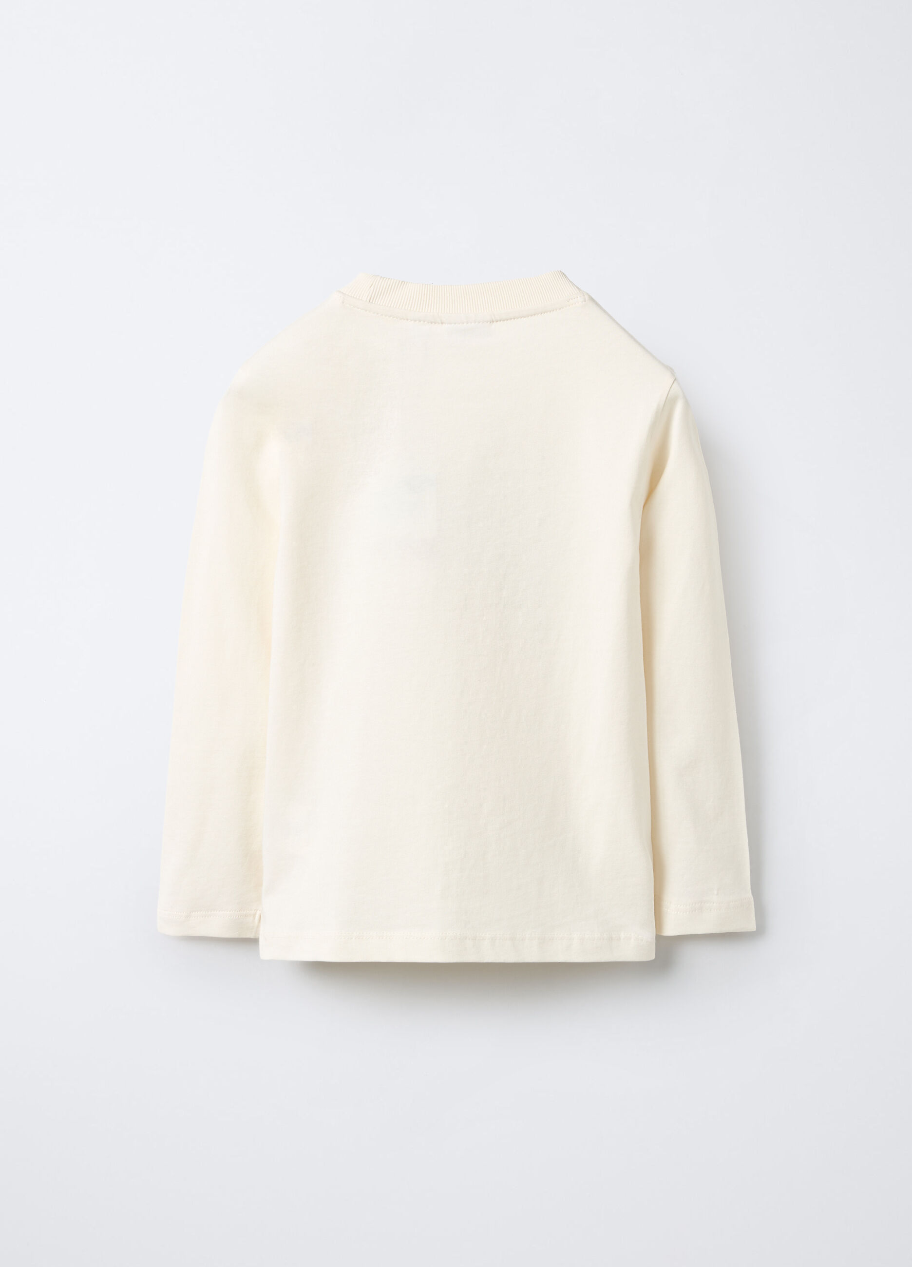 T-shirt girocollo in jersey di puro cotone bambino_1