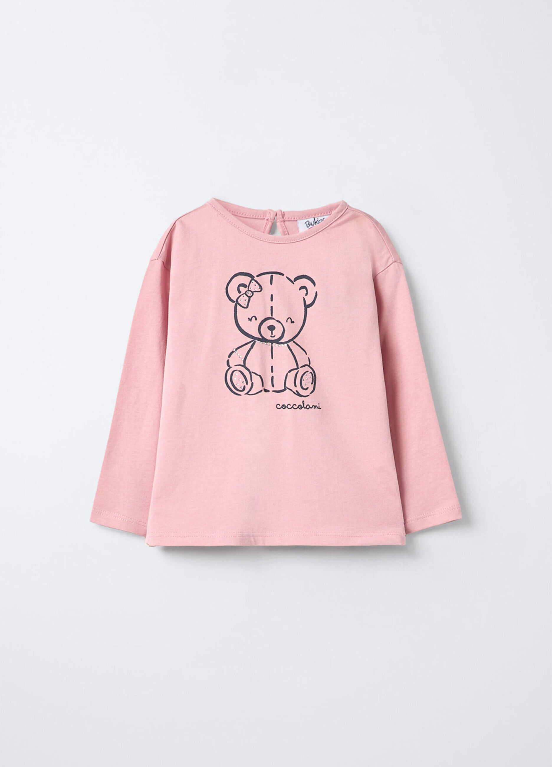 T-shirt in jersey di puro cotone bimba_0
