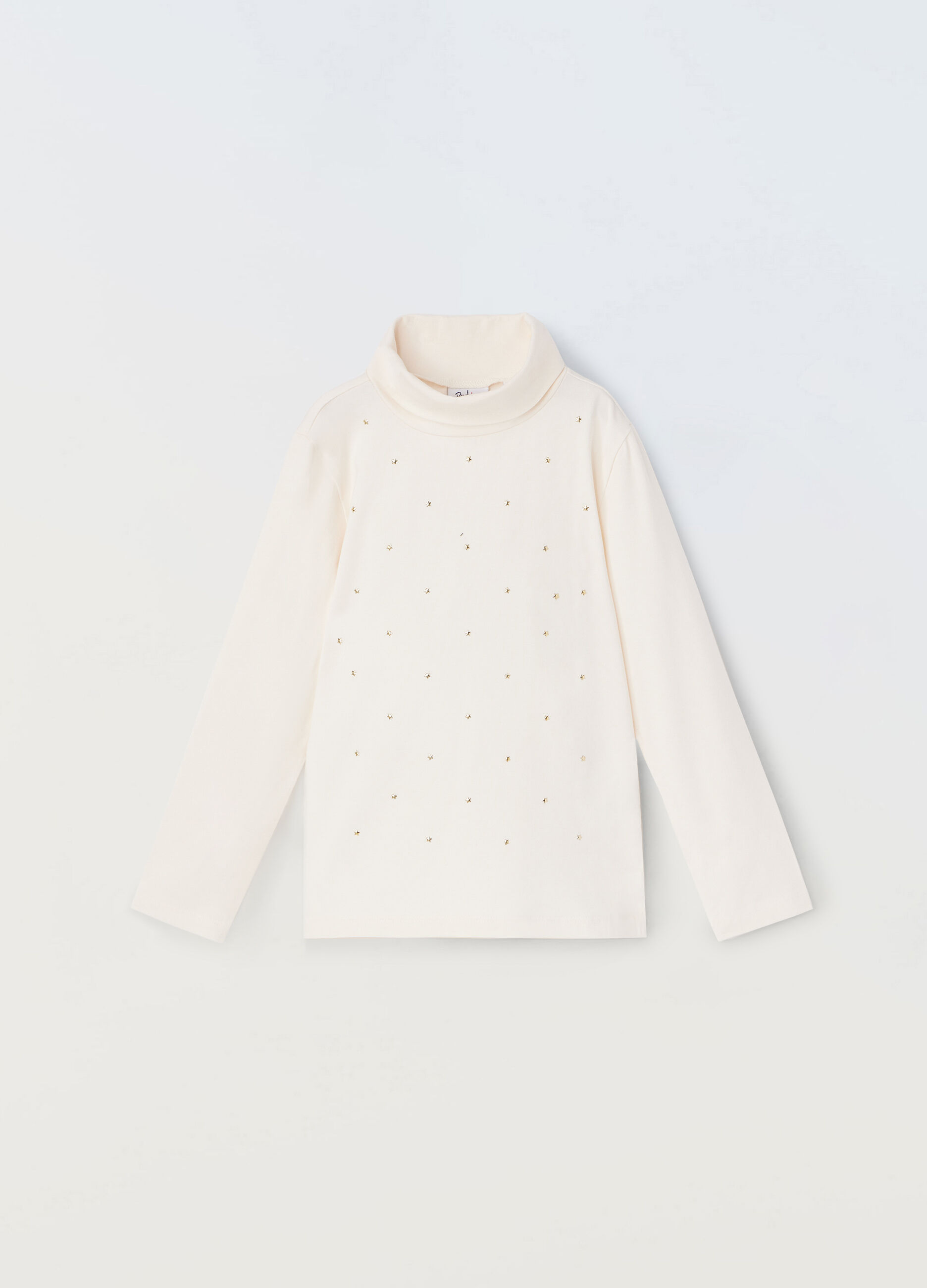 Lupetto in jersey di cotone stretch bambina_0