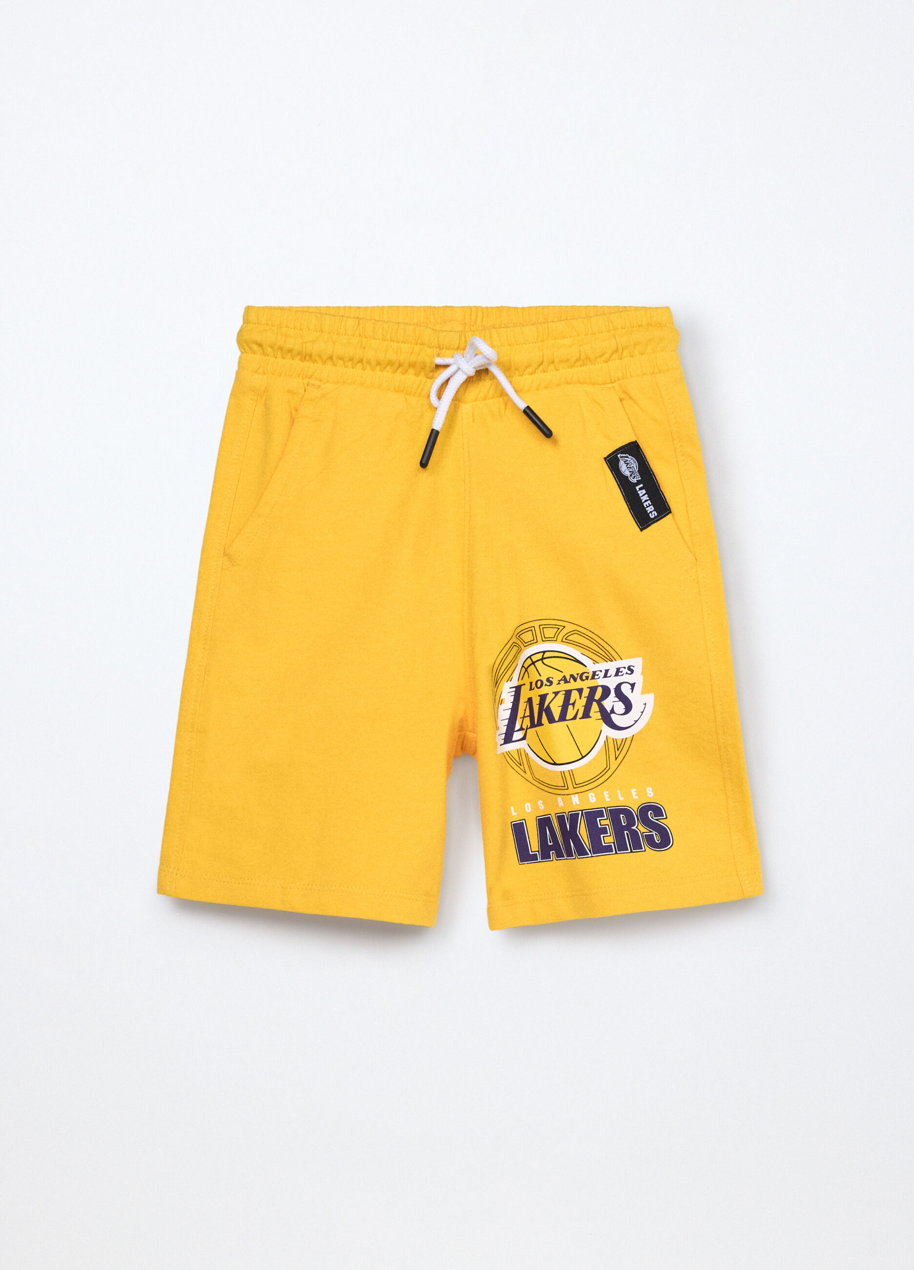 Shorts NBA in french terry di puro cotone bambino