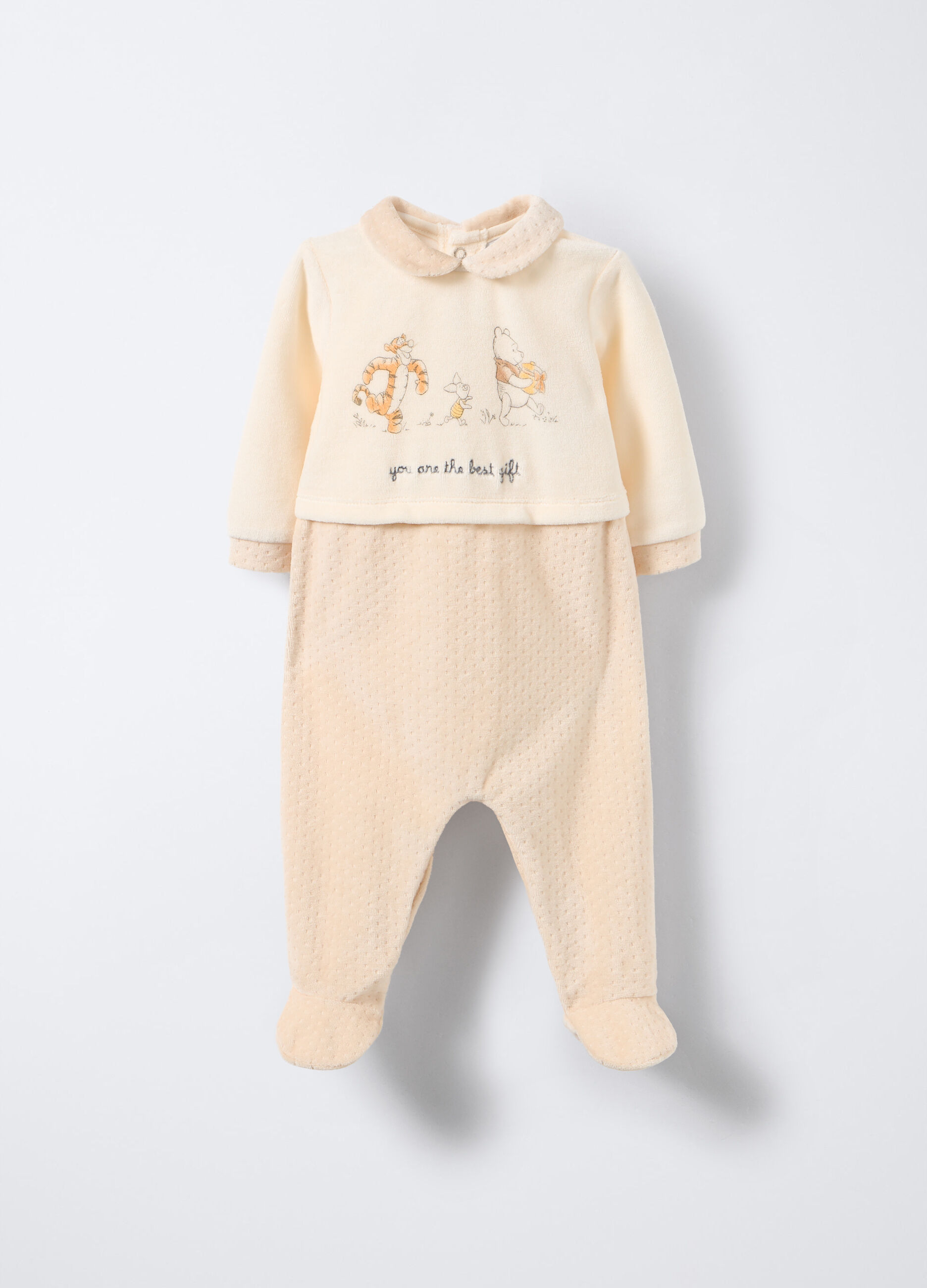 Tutina Disney velour misto cotone neonato_0