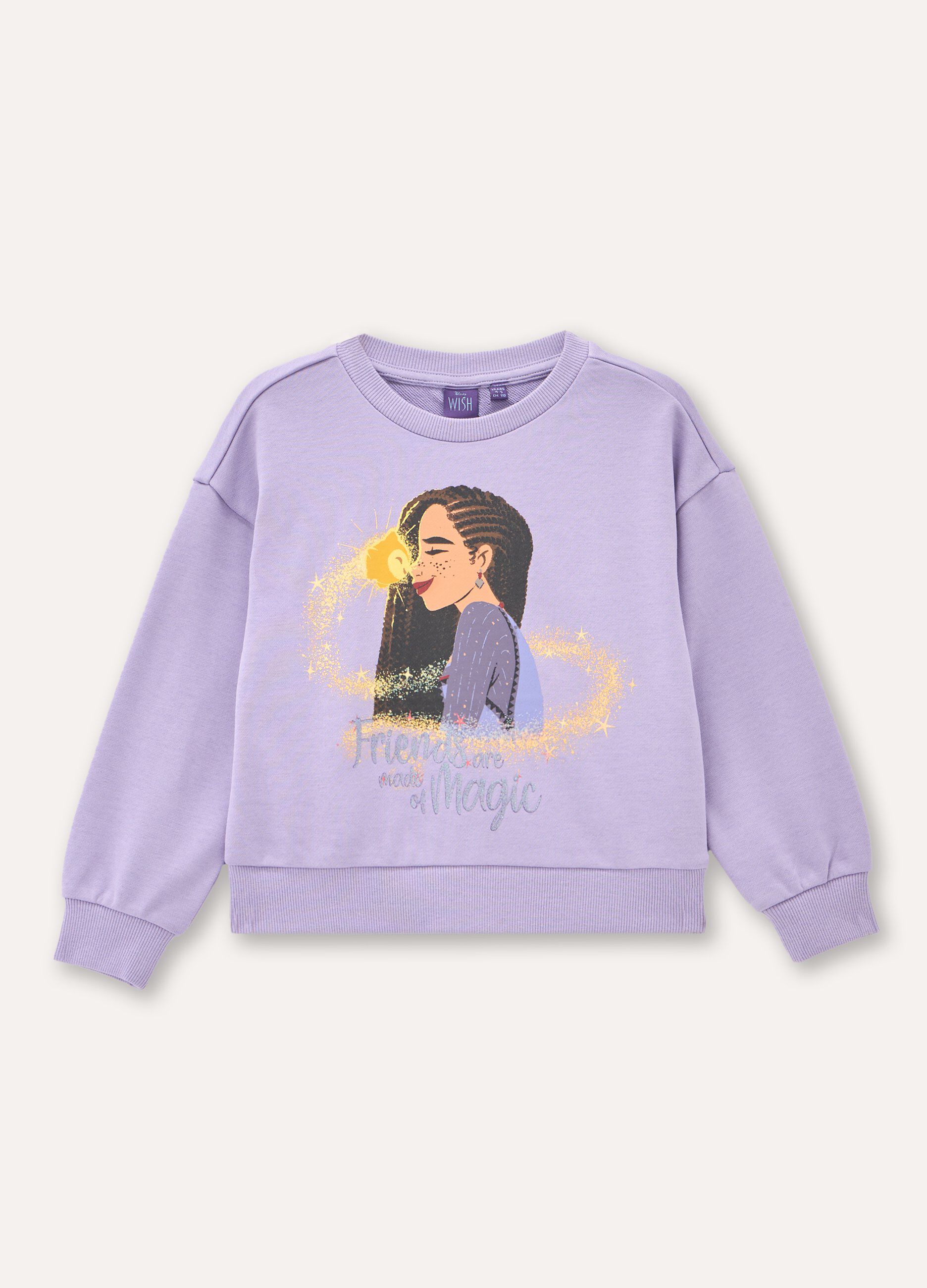 Felpa in misto cotone bambina_0