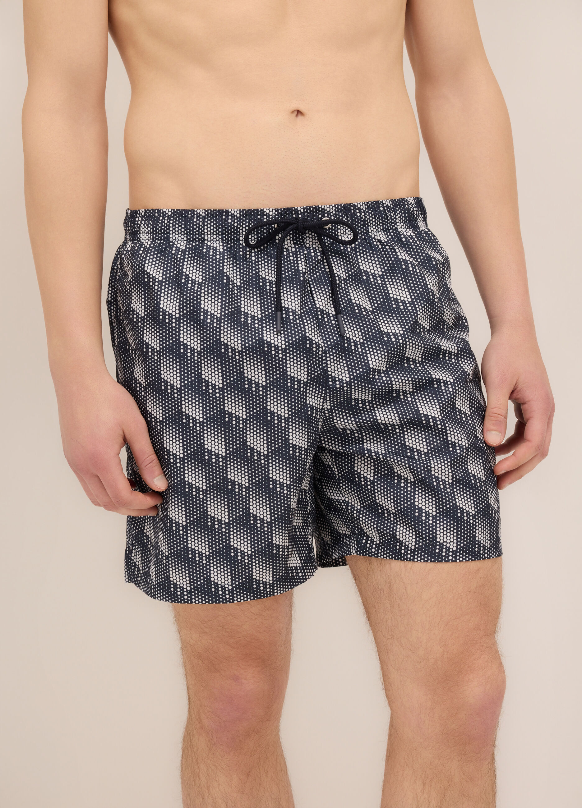 Boxer mare con stampa uomo_2