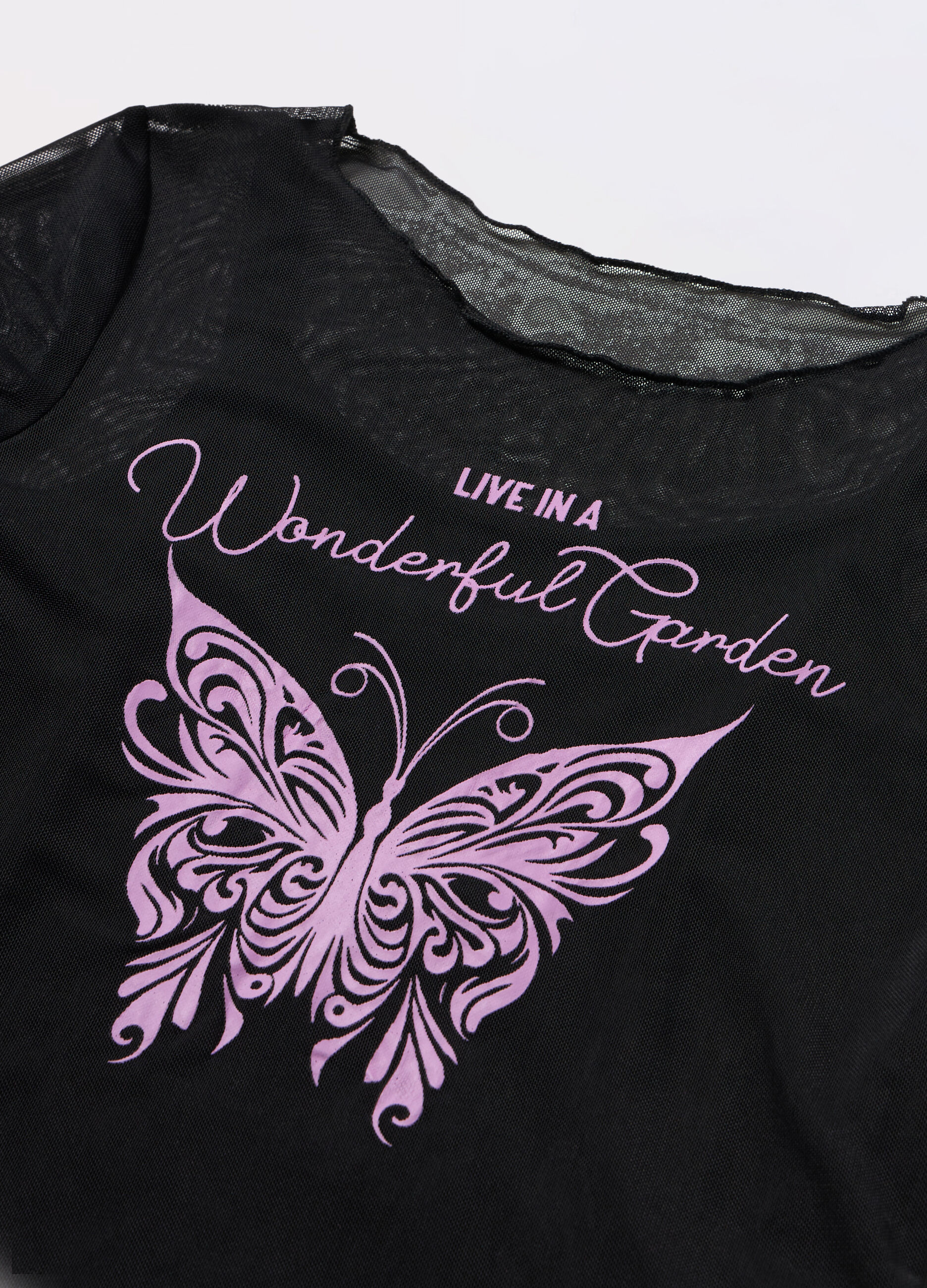 T-shirt in mesh ragazza_1