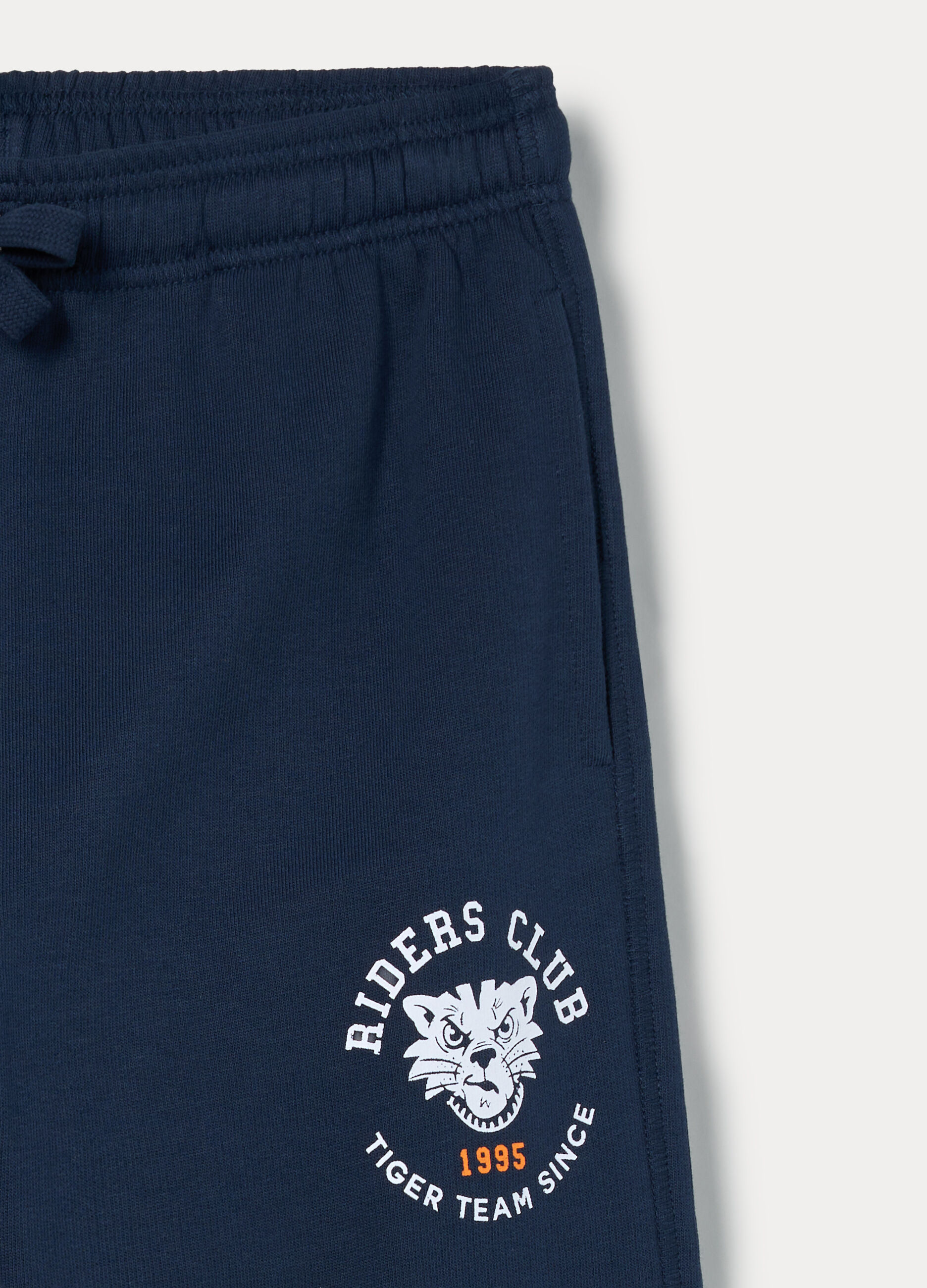 Jogger in french terry di puro cotone bambino_2