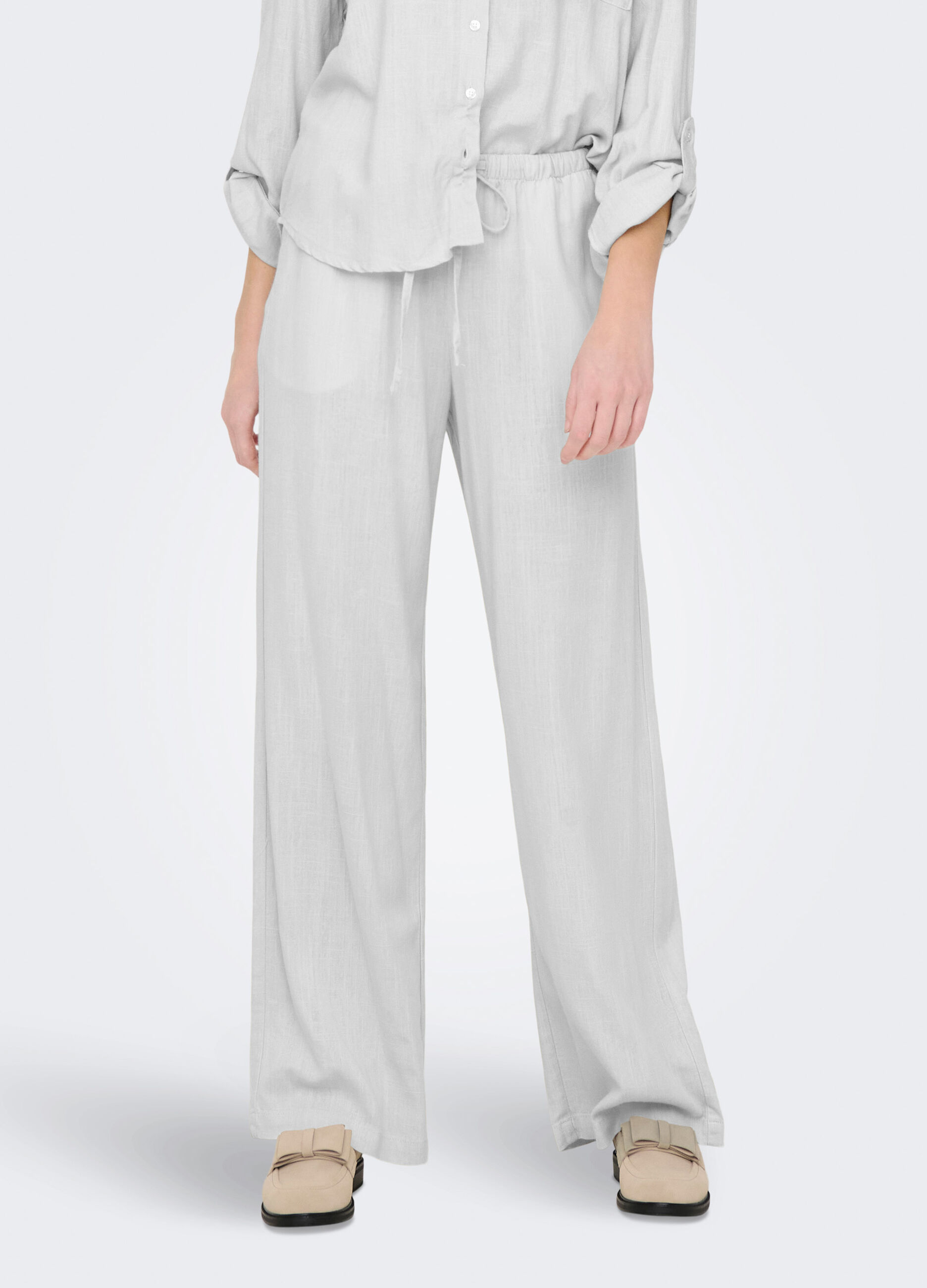 Pantaloni con coulisse donna_0
