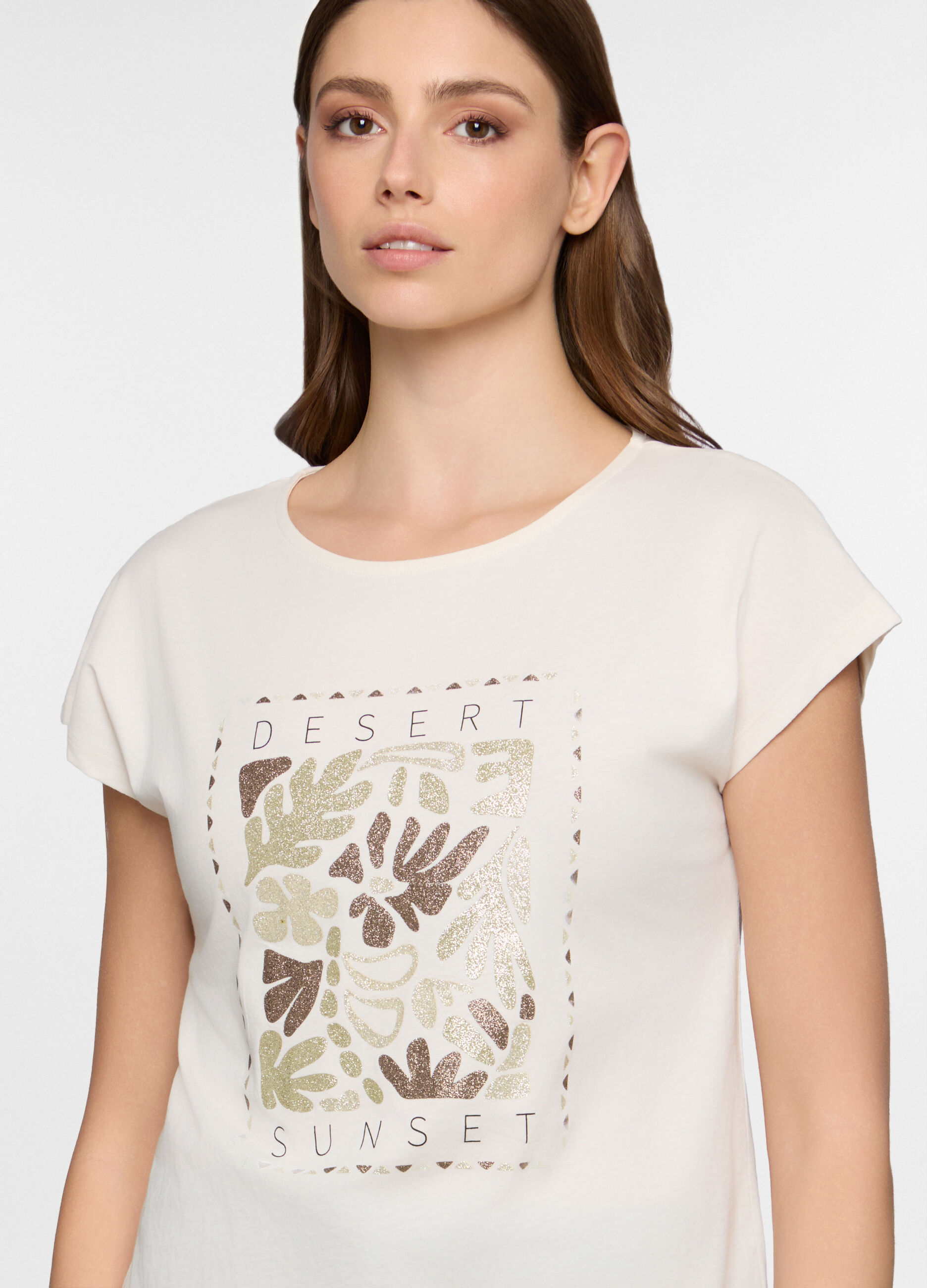 T-shirt girocollo donna_2