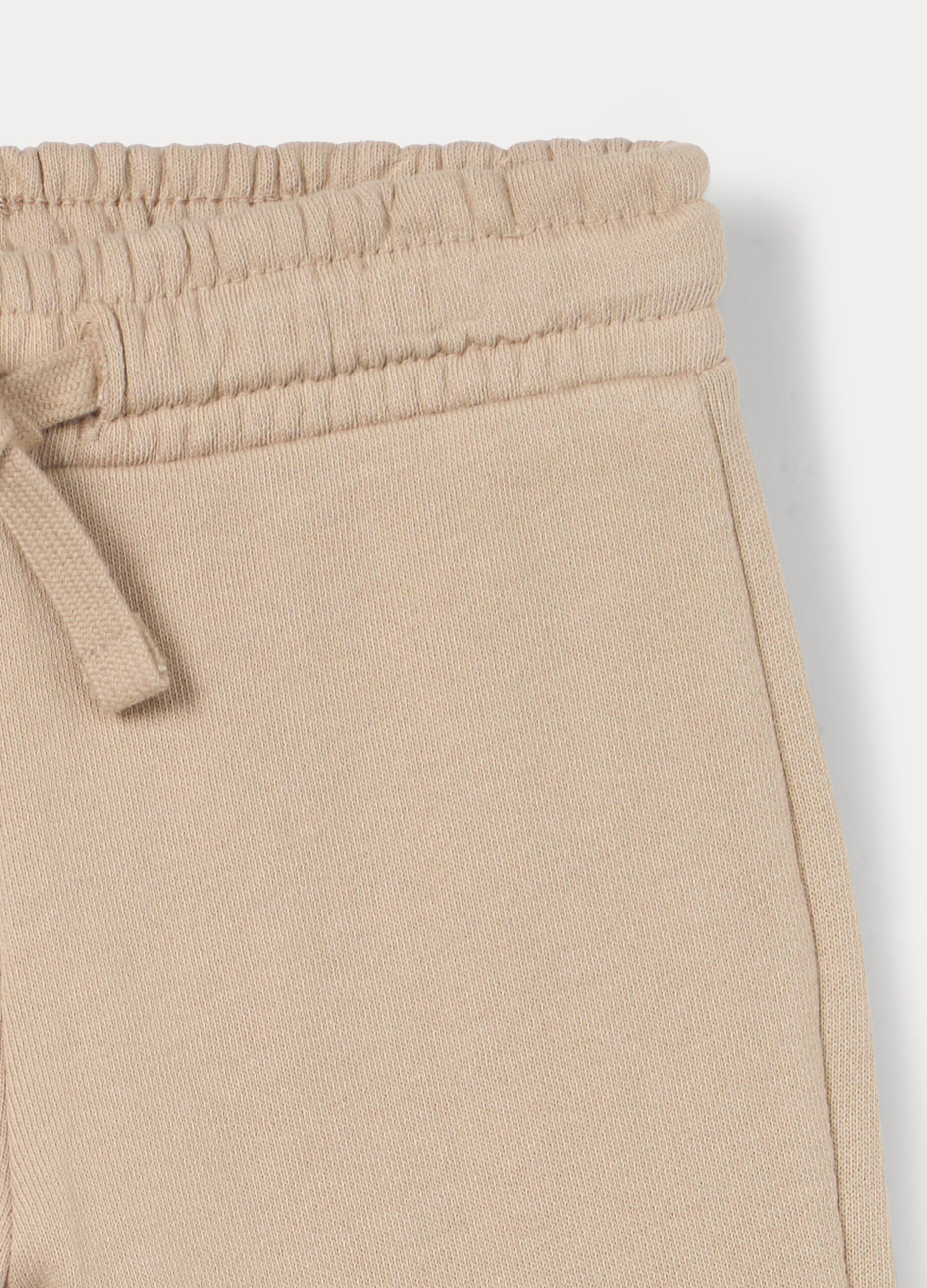 Jogger in french terry di puro cotone bimbo_2