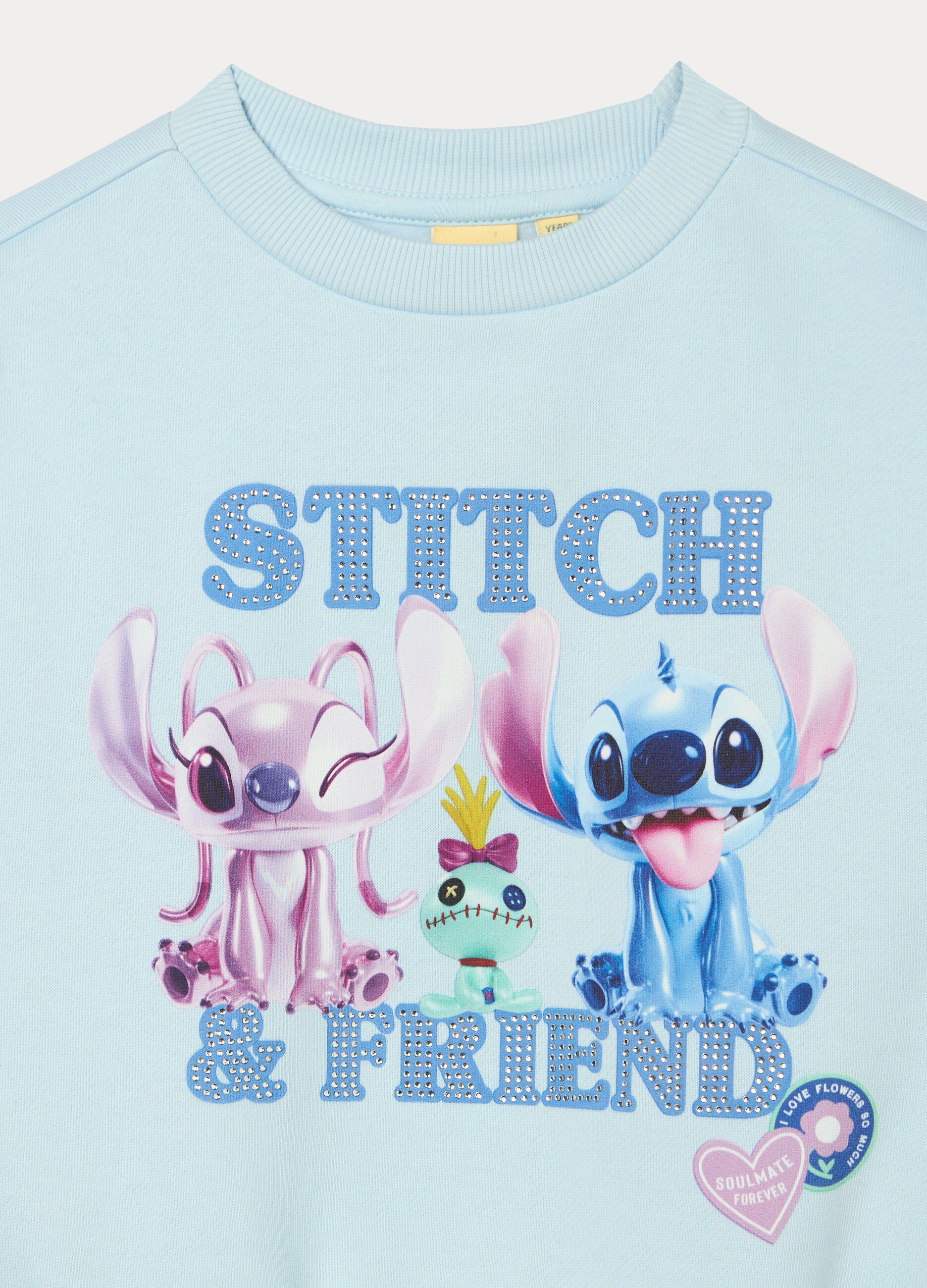 Felpa Stitch misto cotone fleece bambina_2