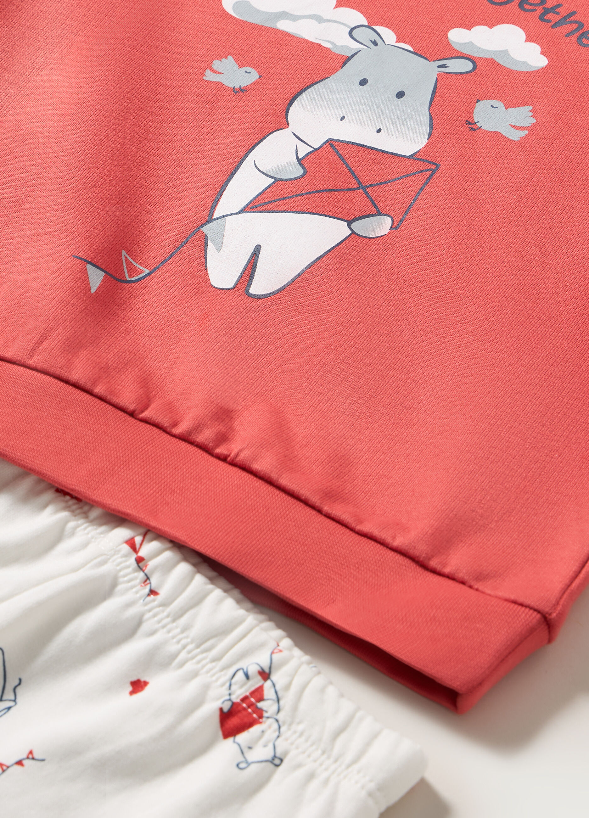 Set pigiama lungo in cotone fleece neonato_1