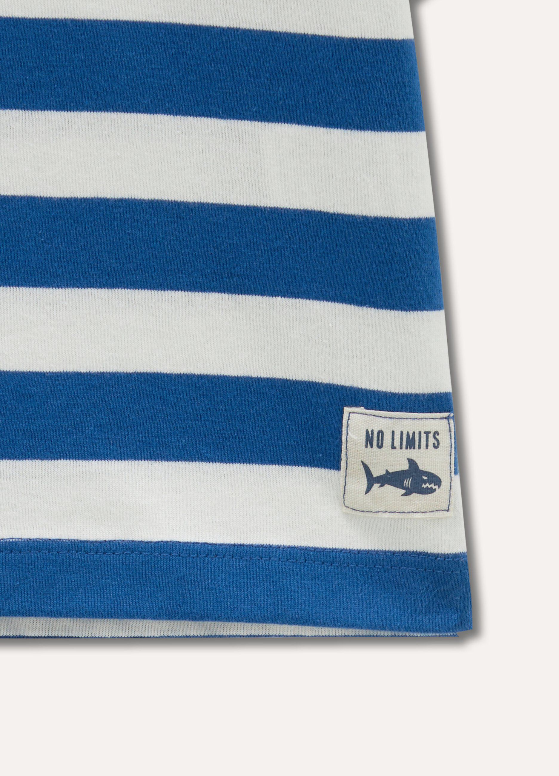 T-shirt rigata in puro cotone bambino_1