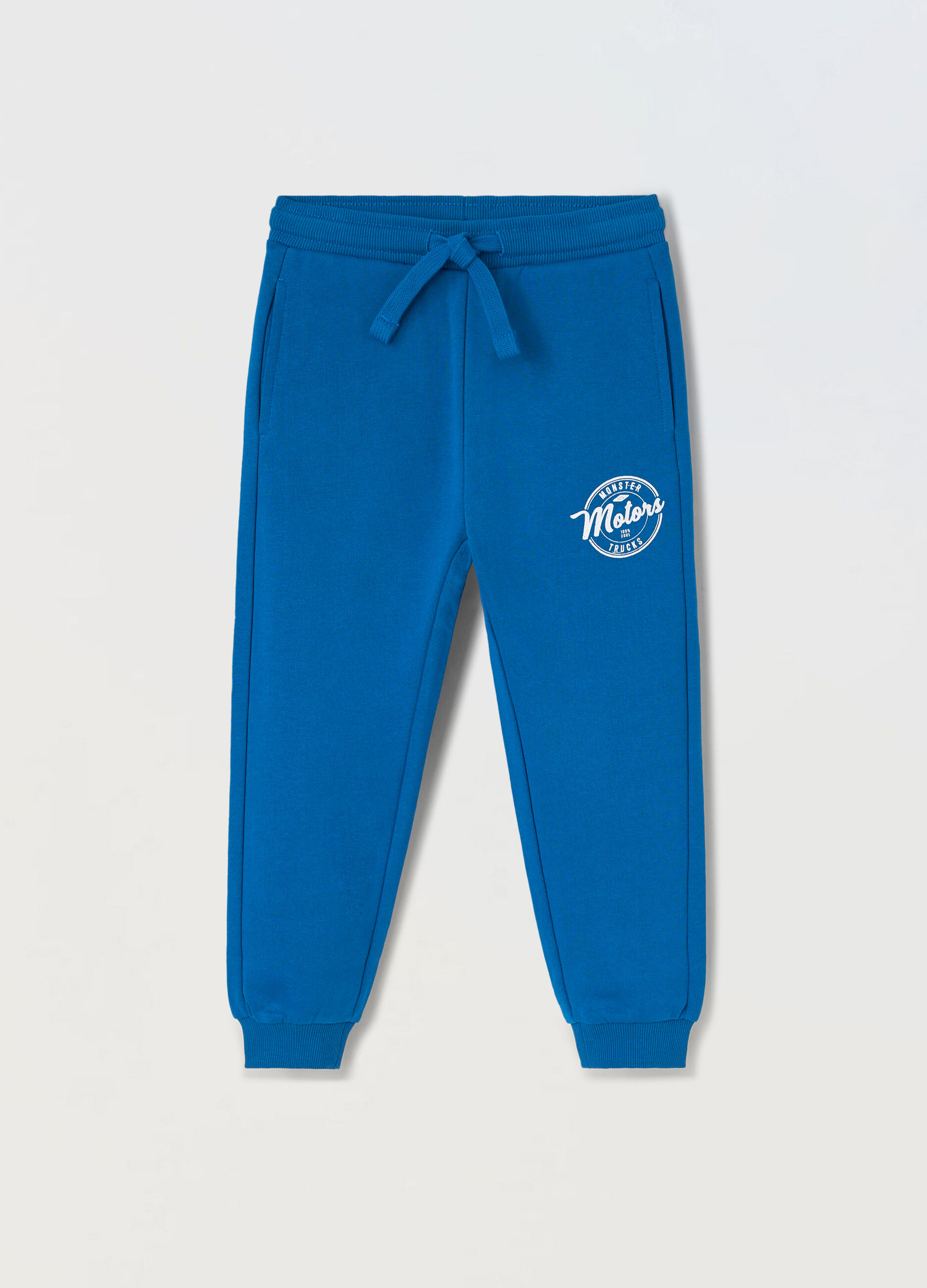 Jogger in misto cotone fleece bambino_0