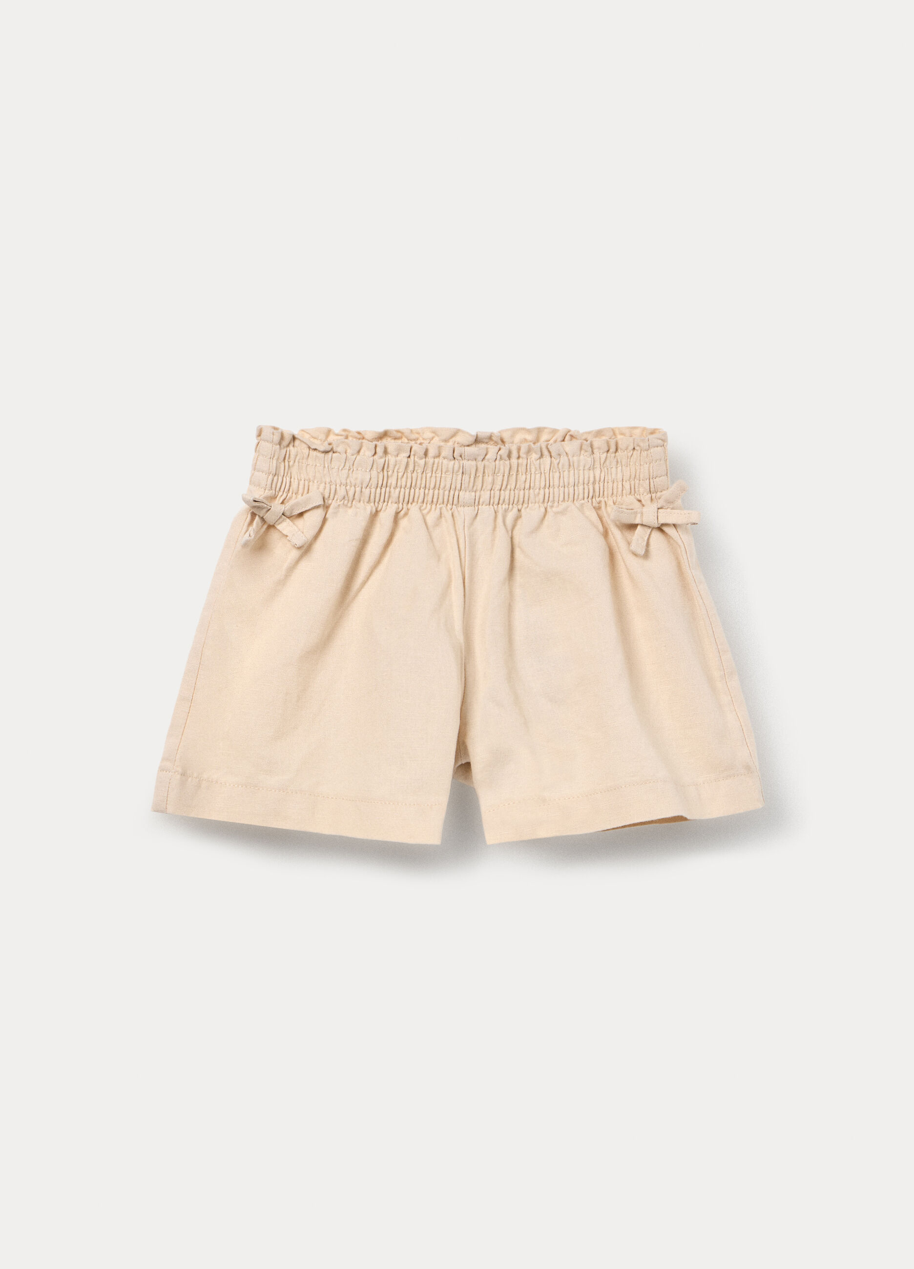 Shorts misto lino bambina _0
