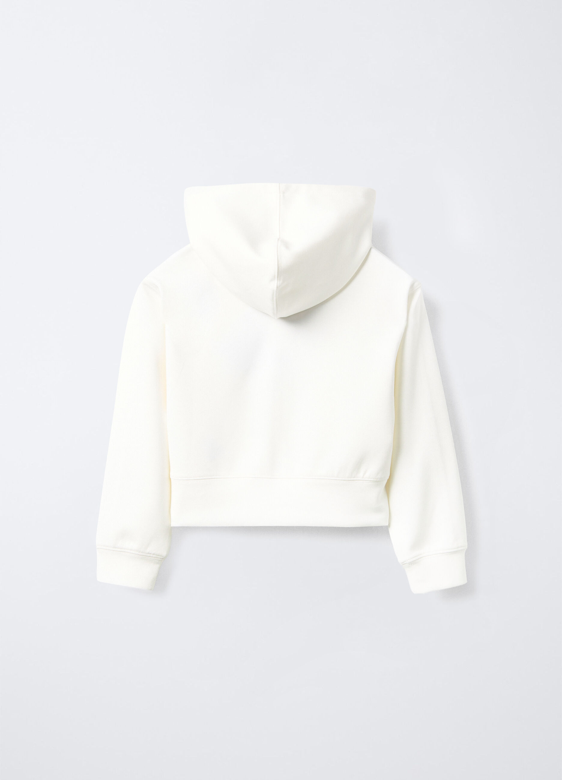 Felpa con cappuccio misto modal stretch bambina_1
