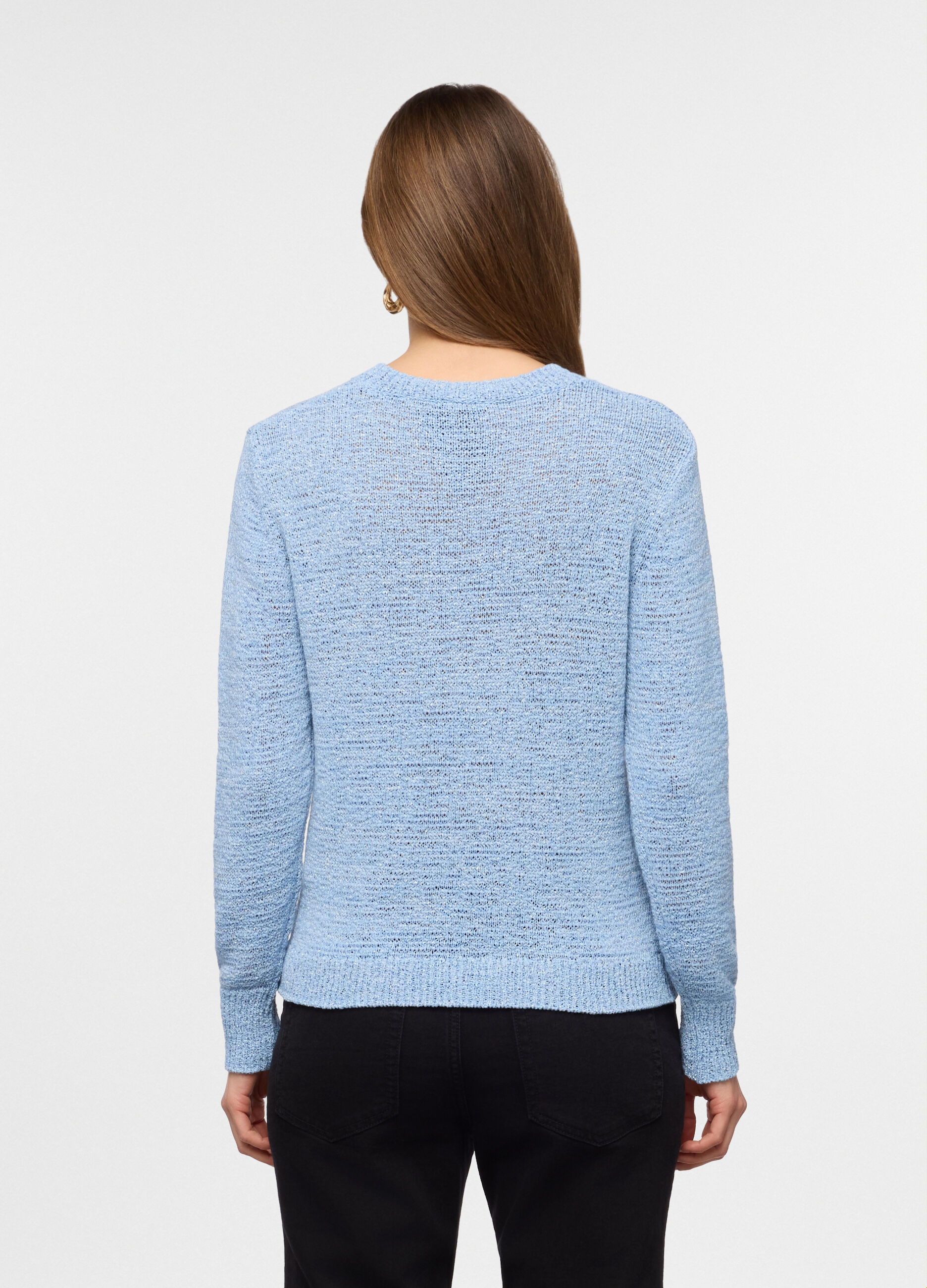 Pullover girocollo operato donna_1