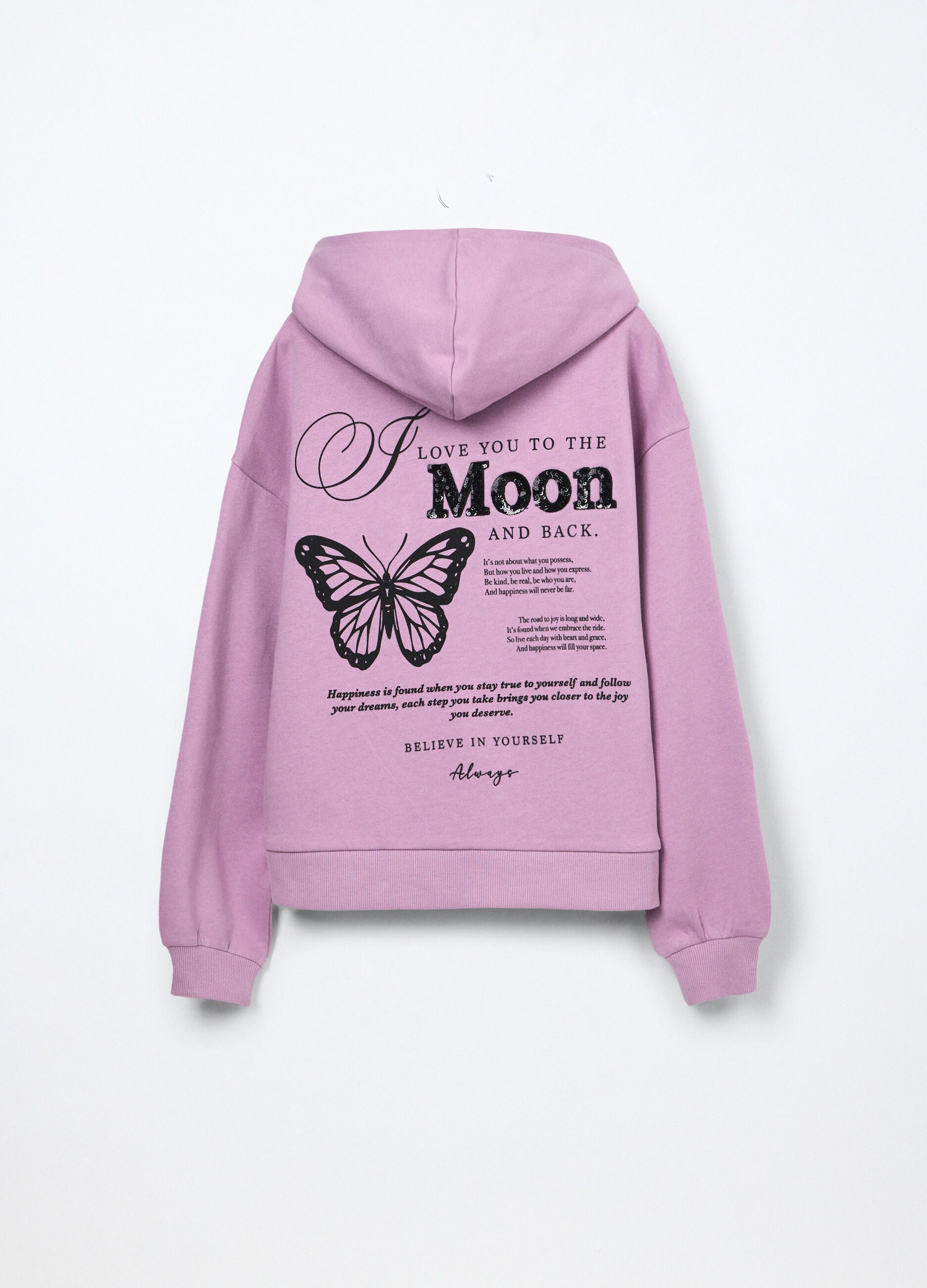 Felpa in puro cotone ragazza_1