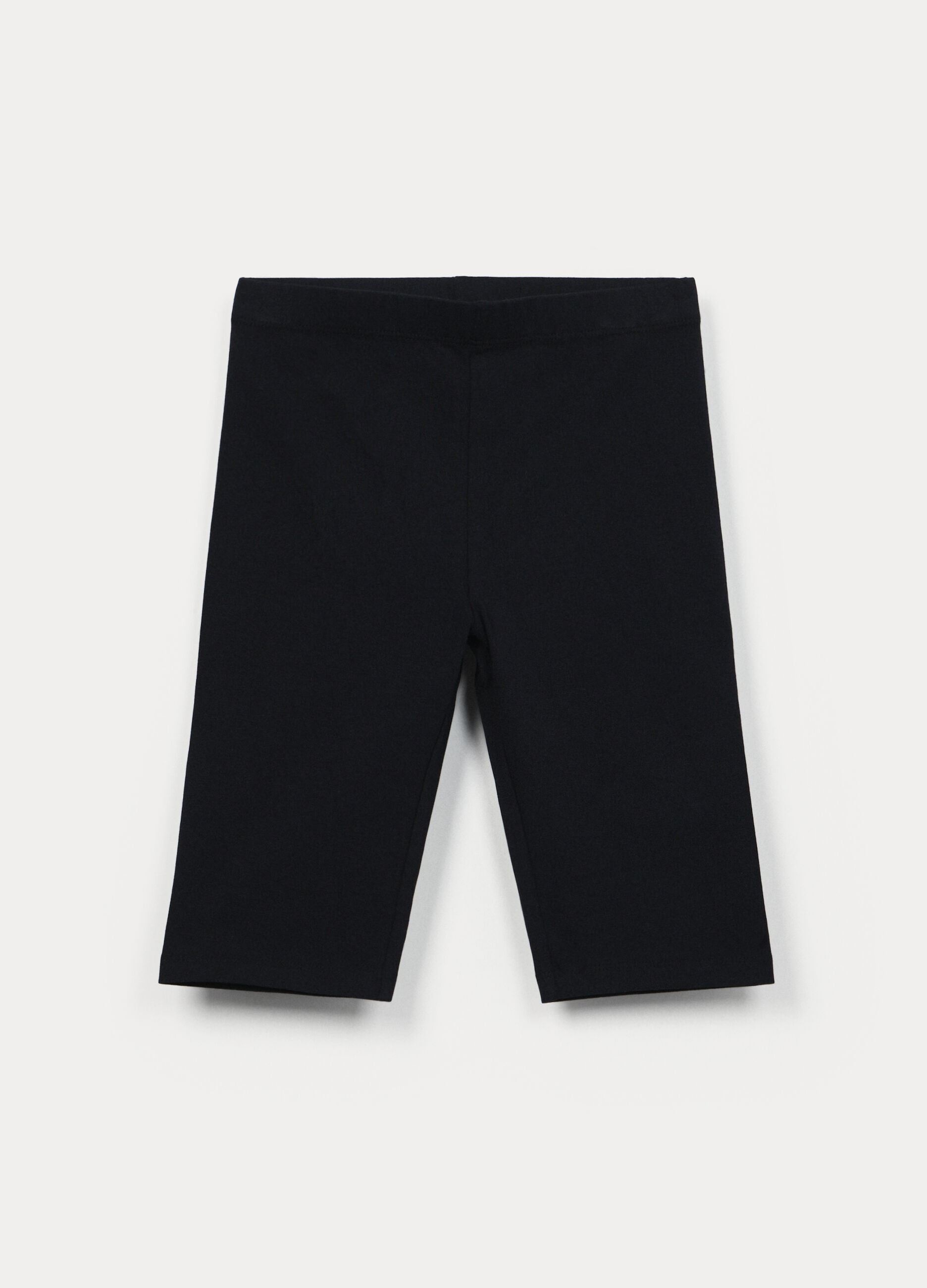 Leggings capri in jersey di cotone stretch ragazza_0