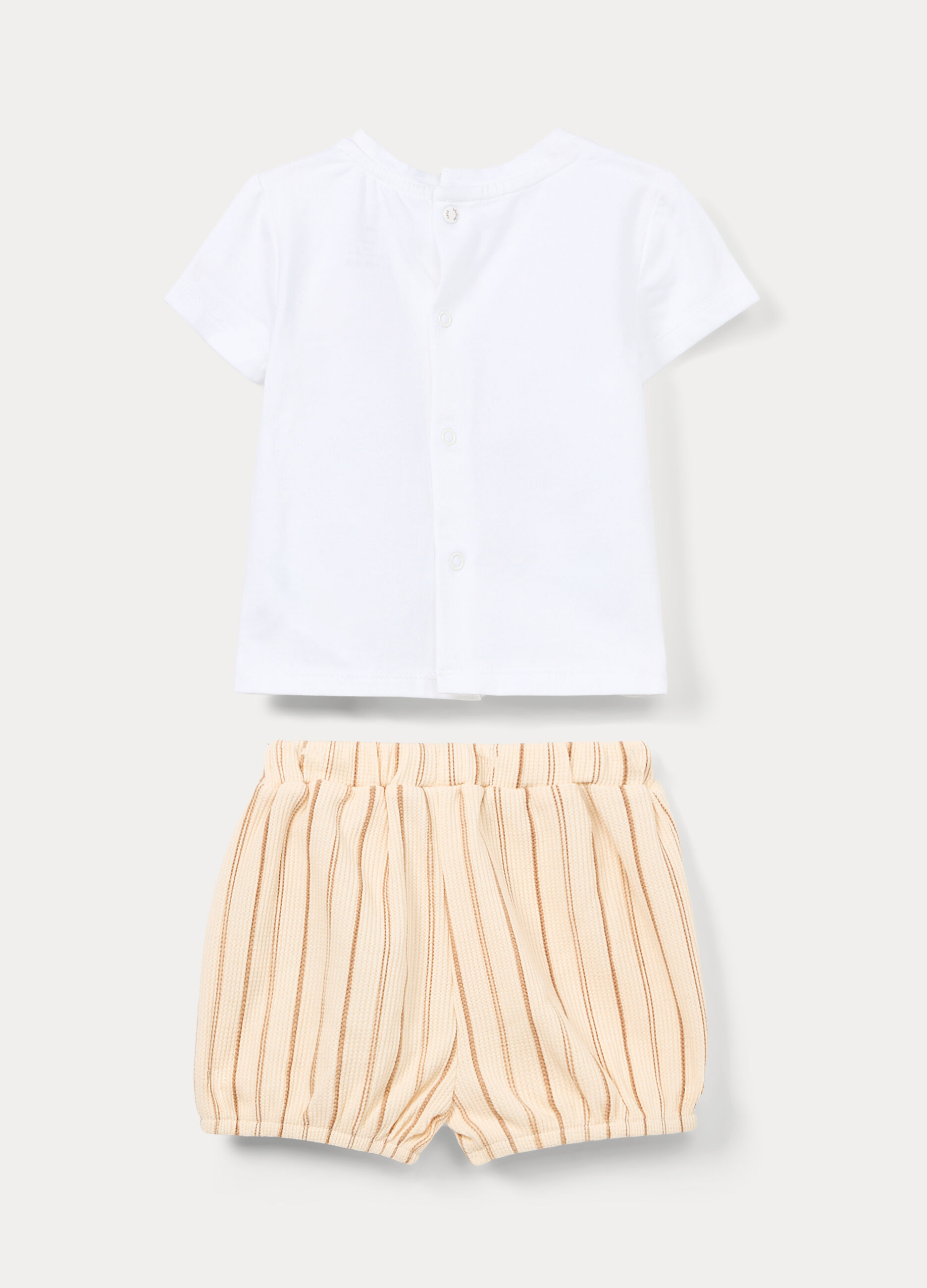 Jogging set in jersey di cotone stretch neonato_1