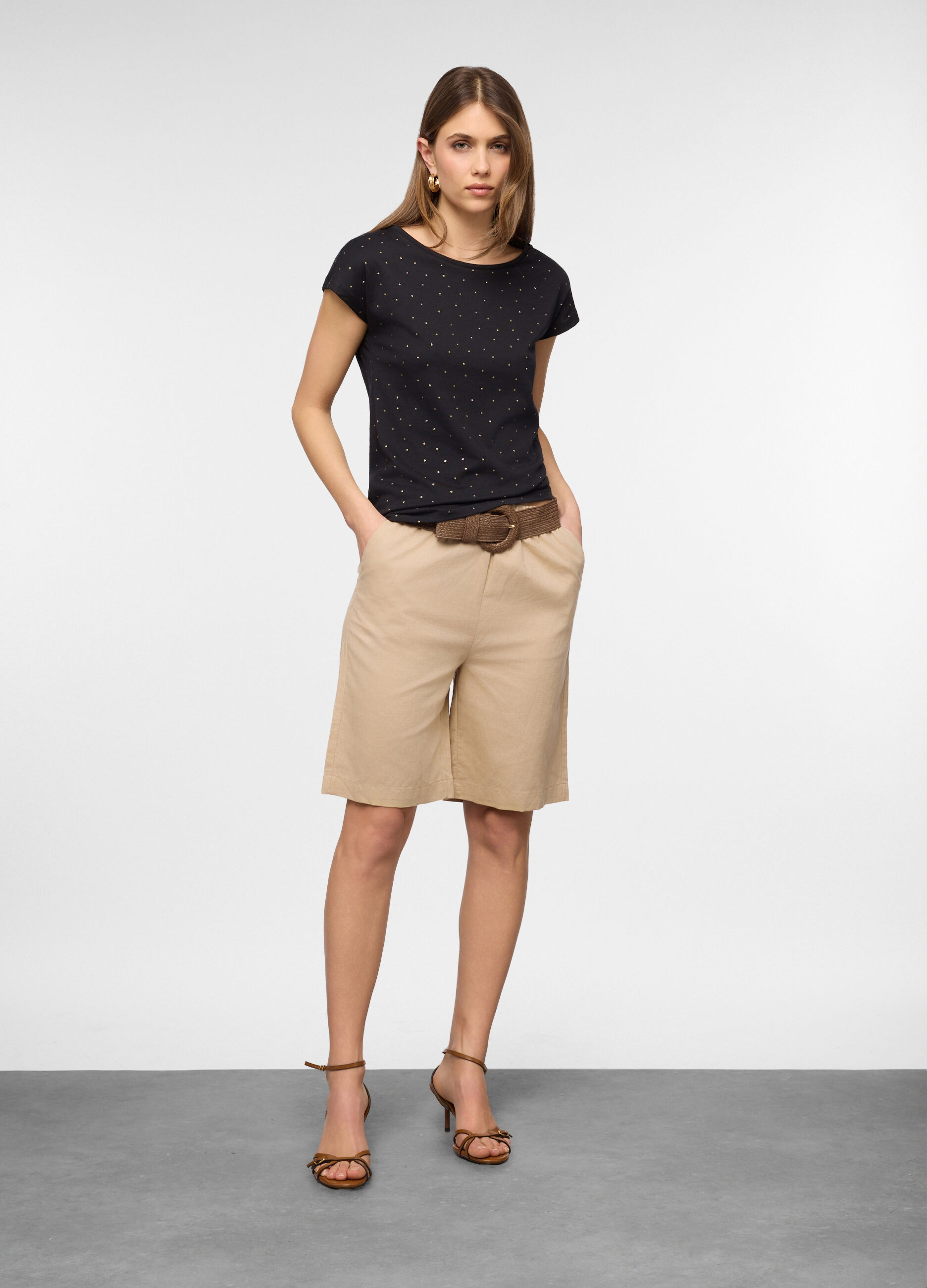 T-shirt girocollo donna_0