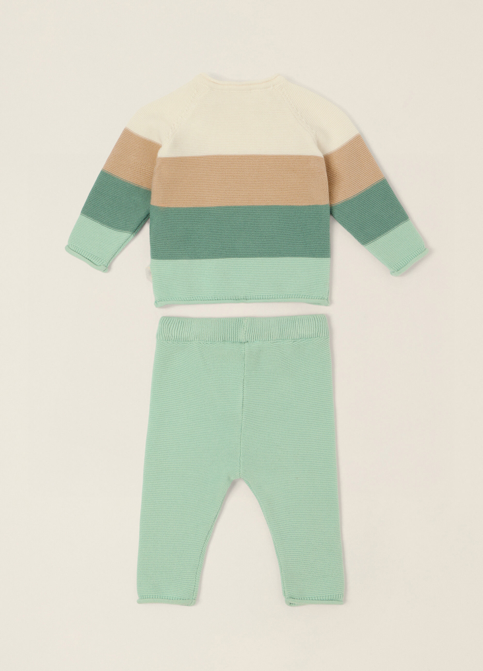 Completo multicolor in puro cotone_1