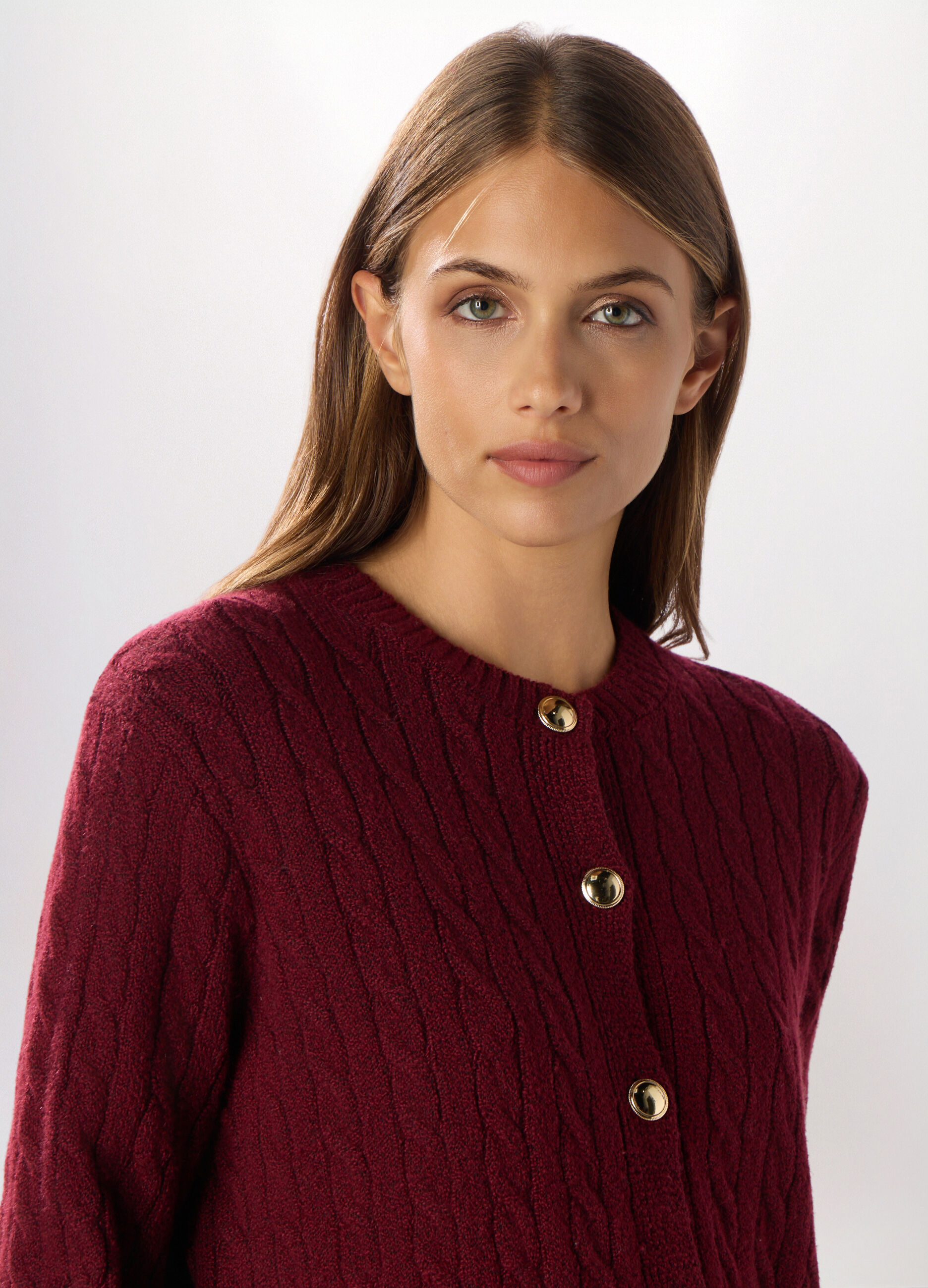 Cardigan misto cotone donna_2