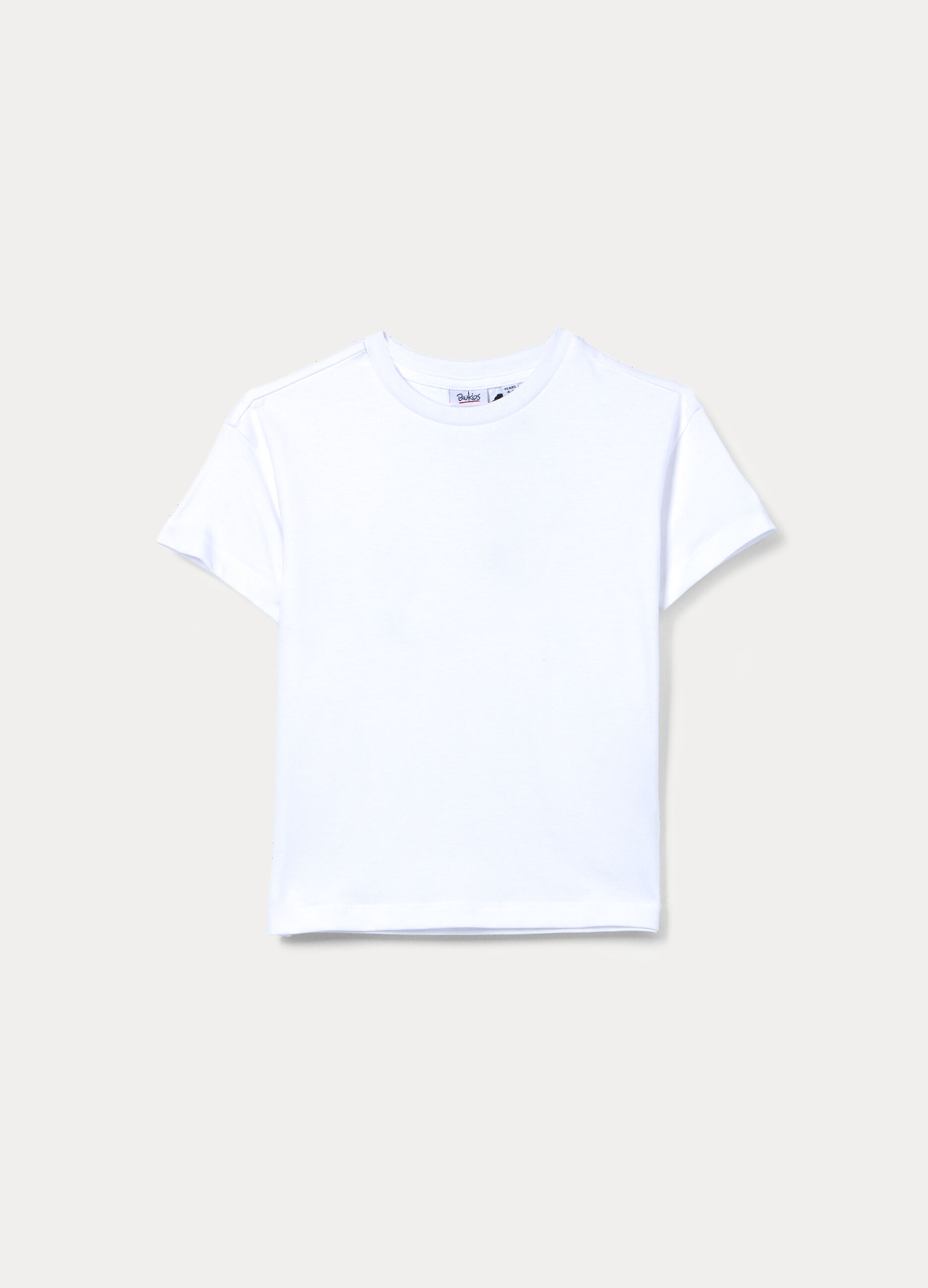 T-shirt girocollo in jersey di puro cotone bambino_0