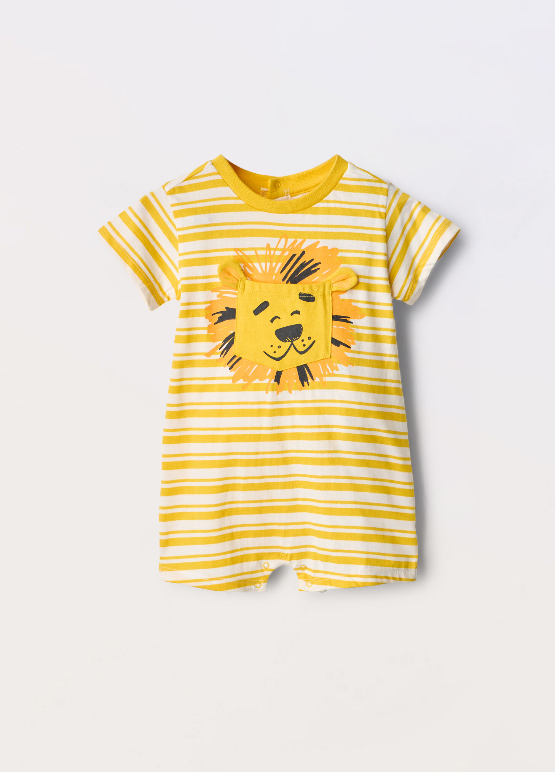 Pigiama in jersey di puro cotone neonato_0