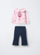 Jogging set Disney in cotone garzato stretch bimba_0