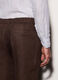 Pantaloni chino relaxed fit in lino uomo_2