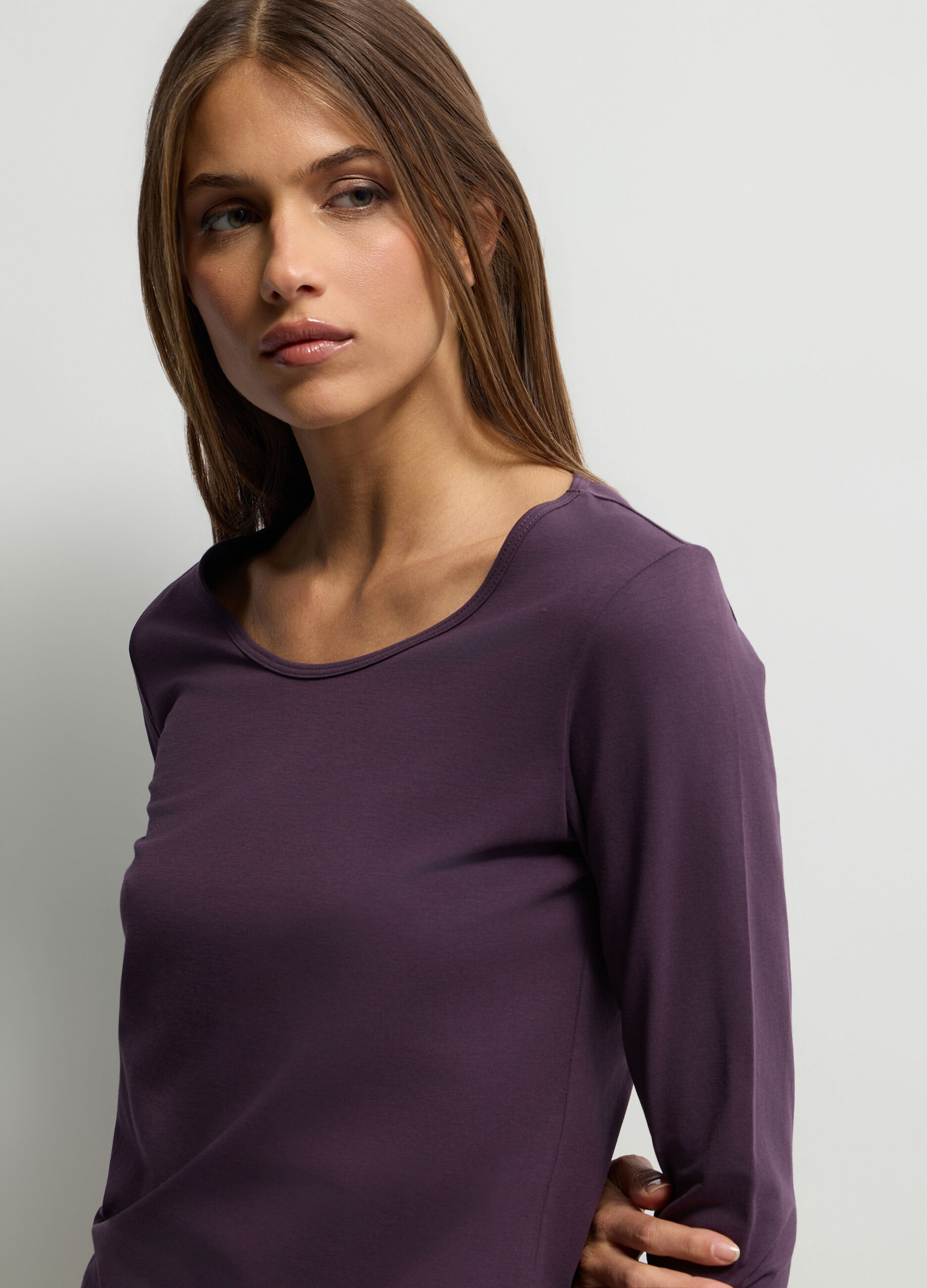 T-shirt girocollo donna