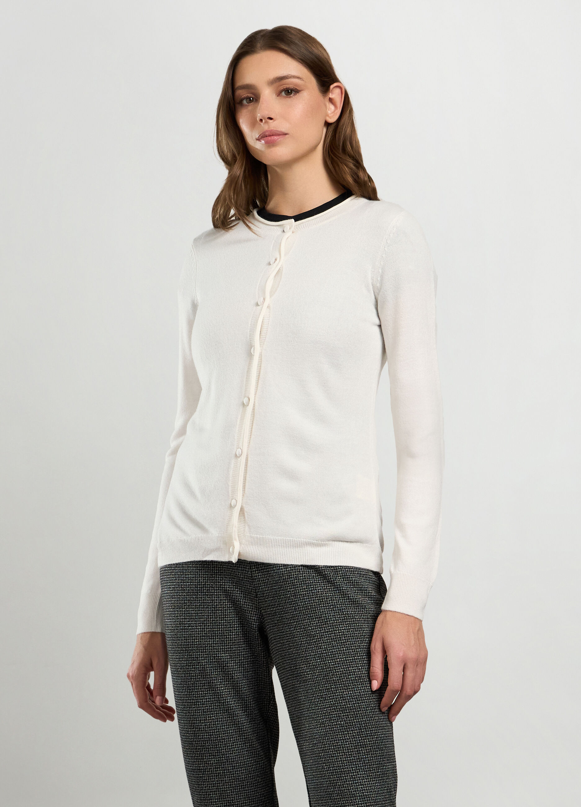Cardigan tricot donna_0