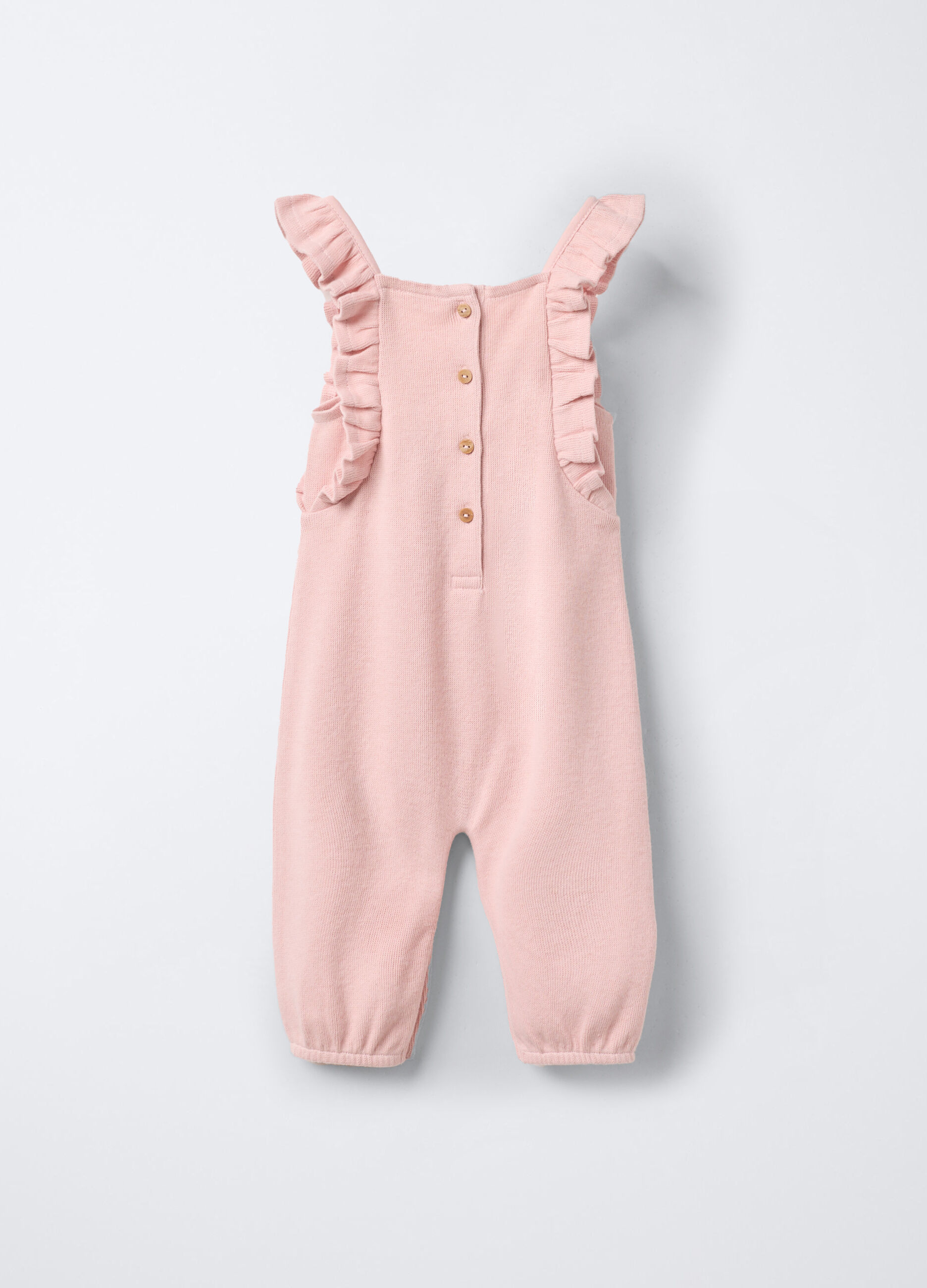 Salopette in puro cotone neonata_1