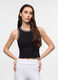 Canotta girocollo stretch donna_0