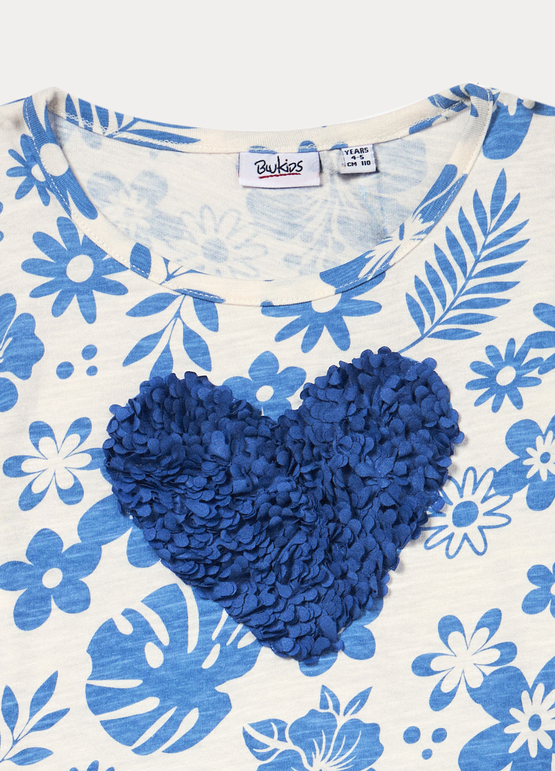 T-shirt in jersey di cotone slub bambina_2