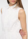 Abito lungo ricamato in puro cotone donna_2